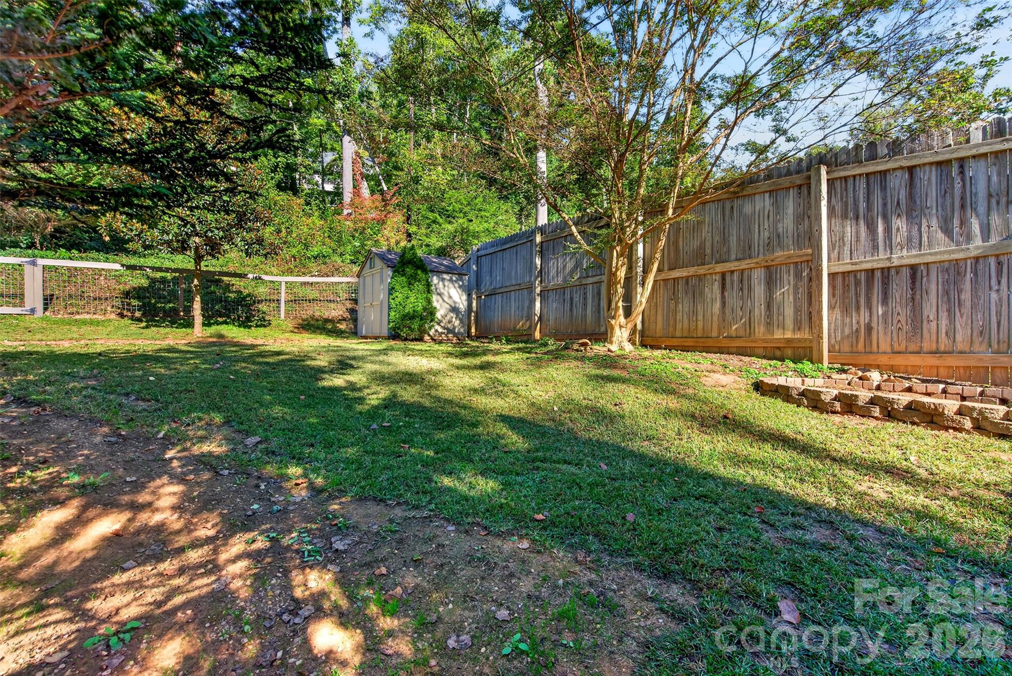 fenced in backyard - 53 Hemlock Street, Arden