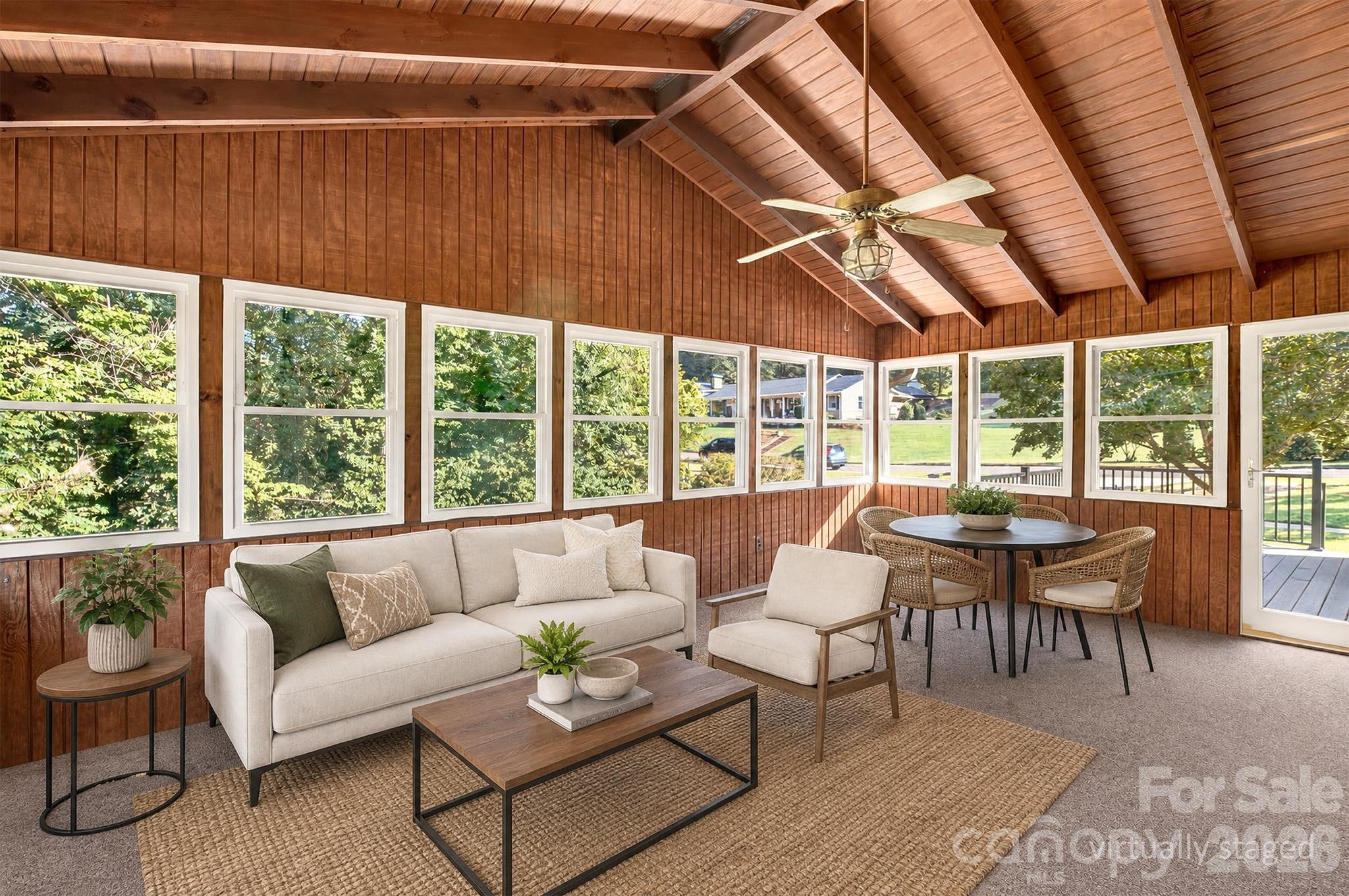 Sunporch virtually staged - 1007 Woodland Street SE, Valdese