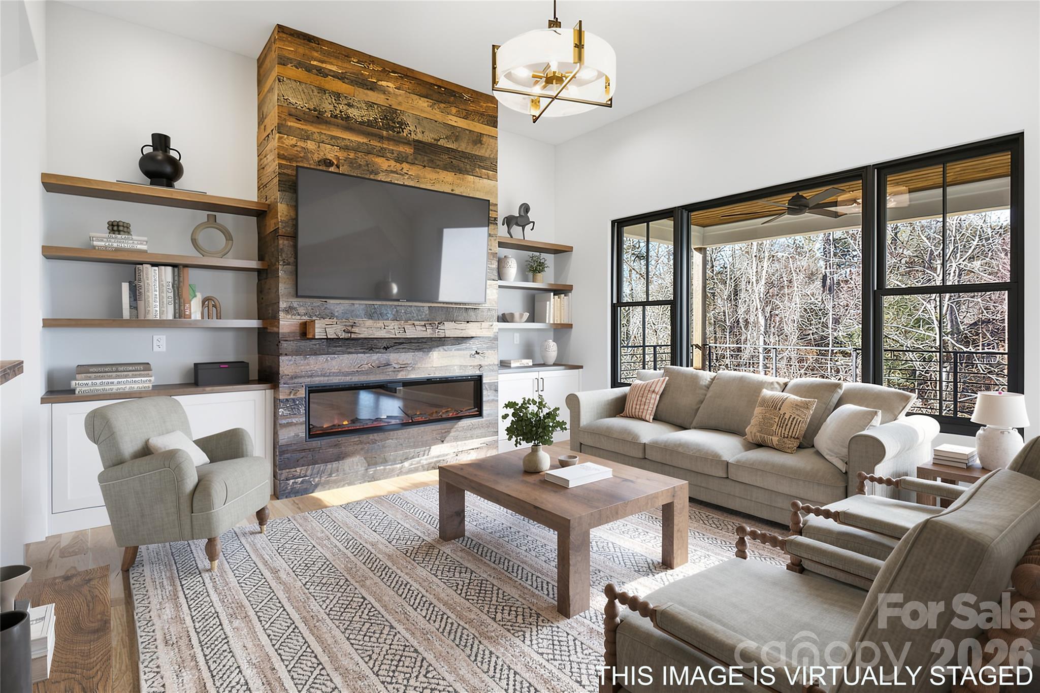 Virtually staged - 202 Westridge Farm Road, Asheville