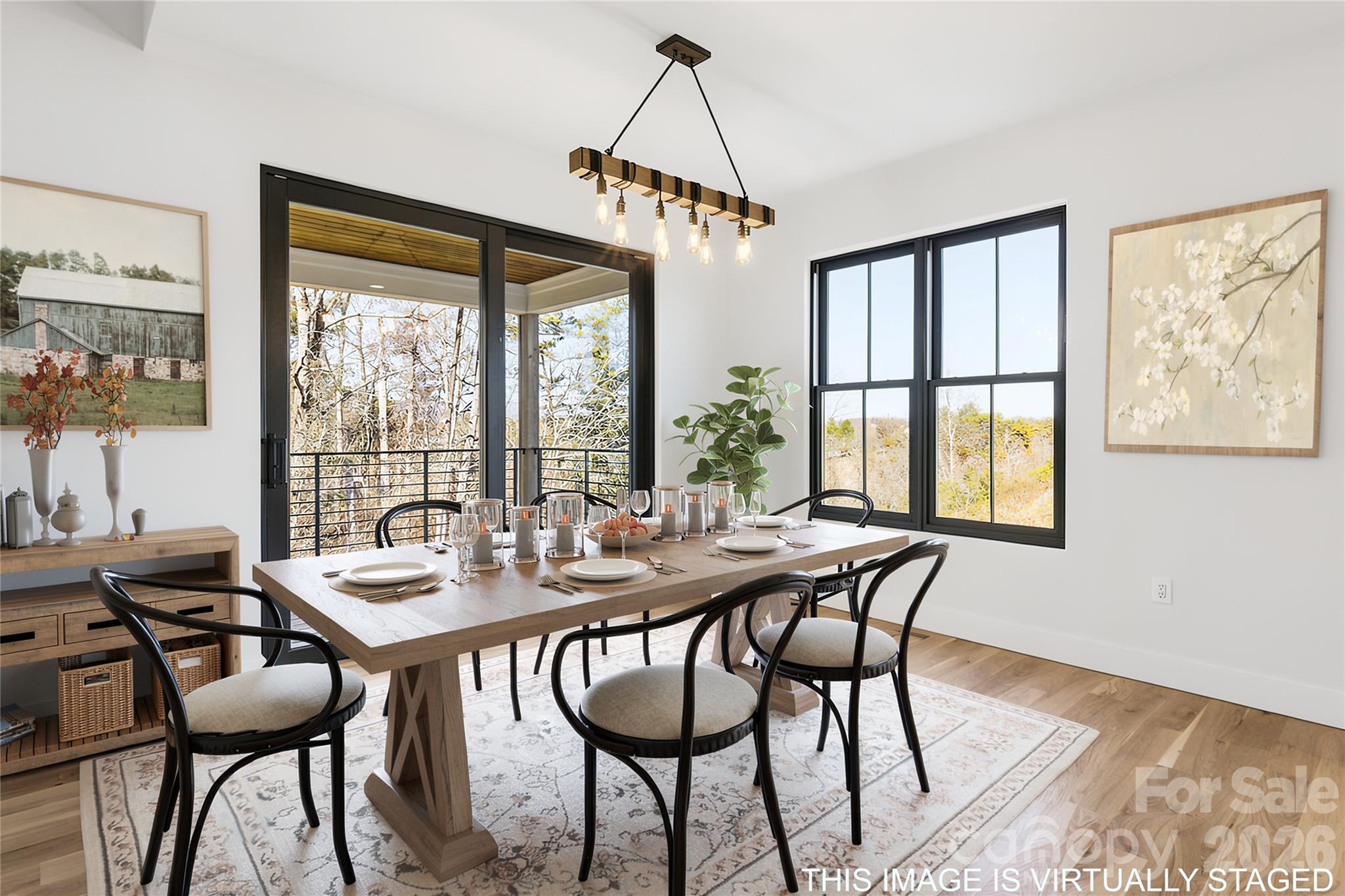 Virtually staged - 202 Westridge Farm Road, Asheville