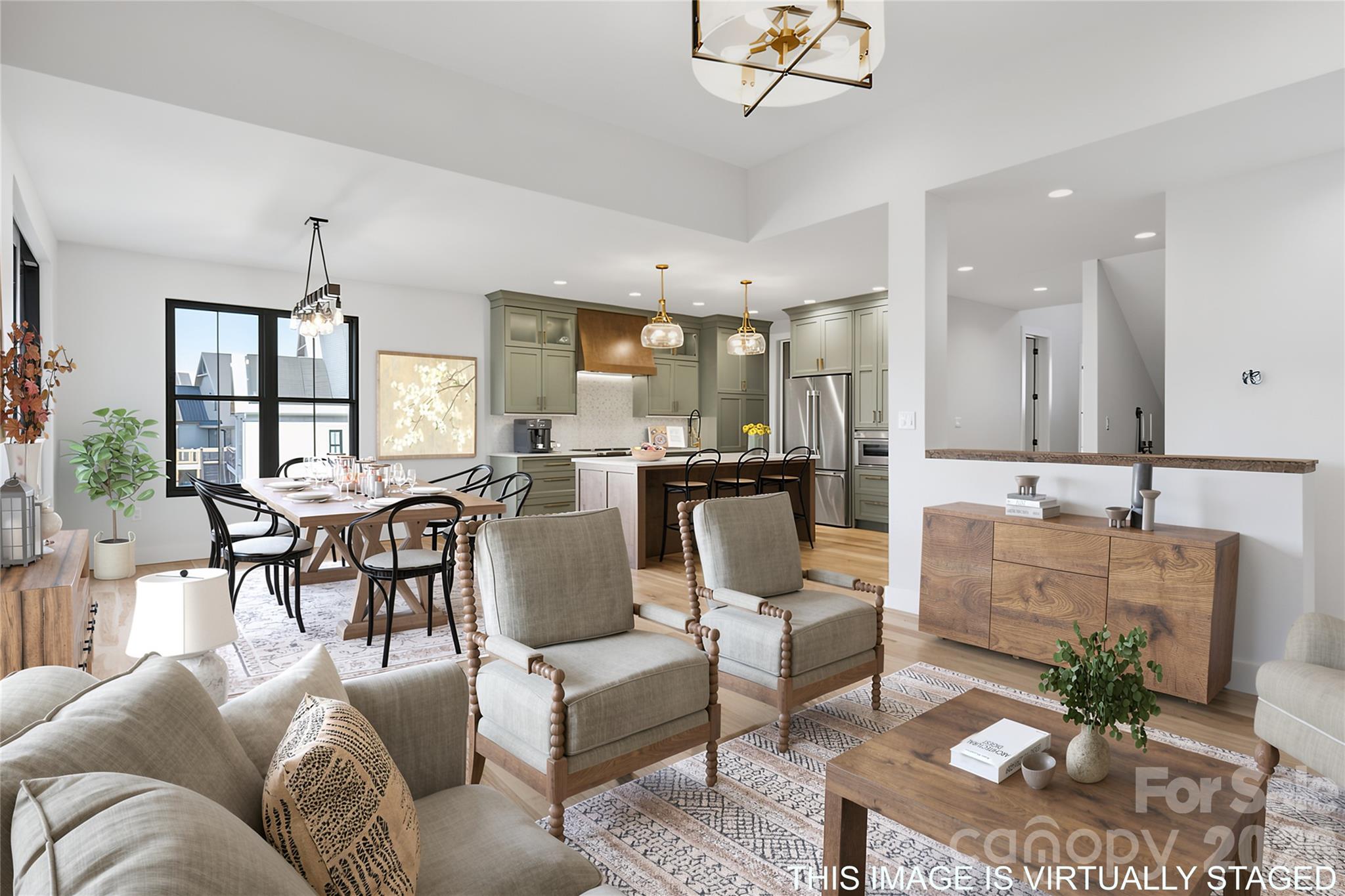 Virtually staged - 202 Westridge Farm Road, Asheville