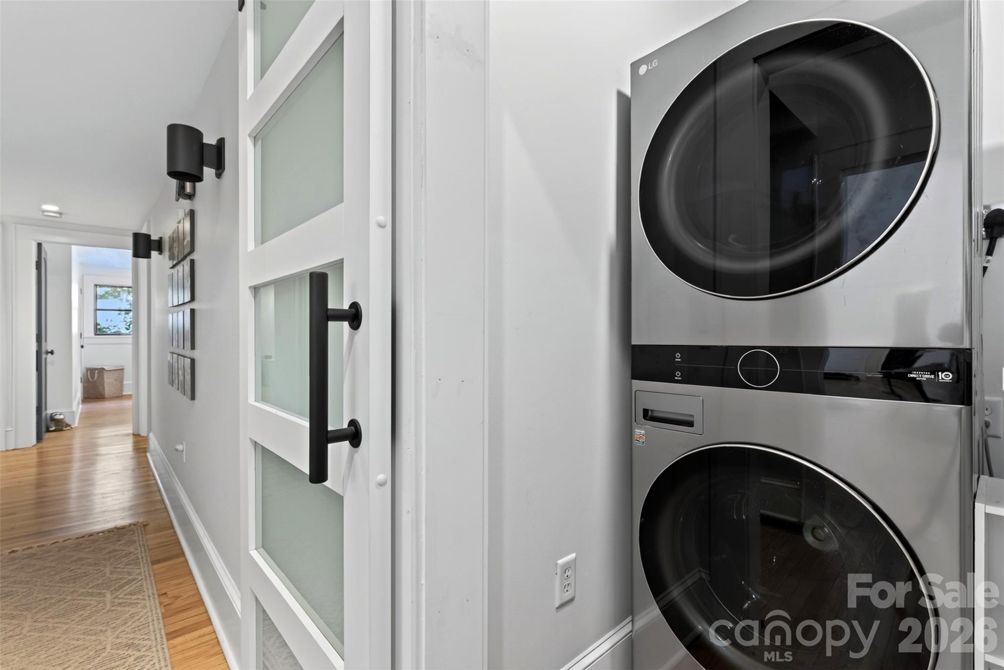 Laundry in Hallway - 5 Inglewood Road, Asheville