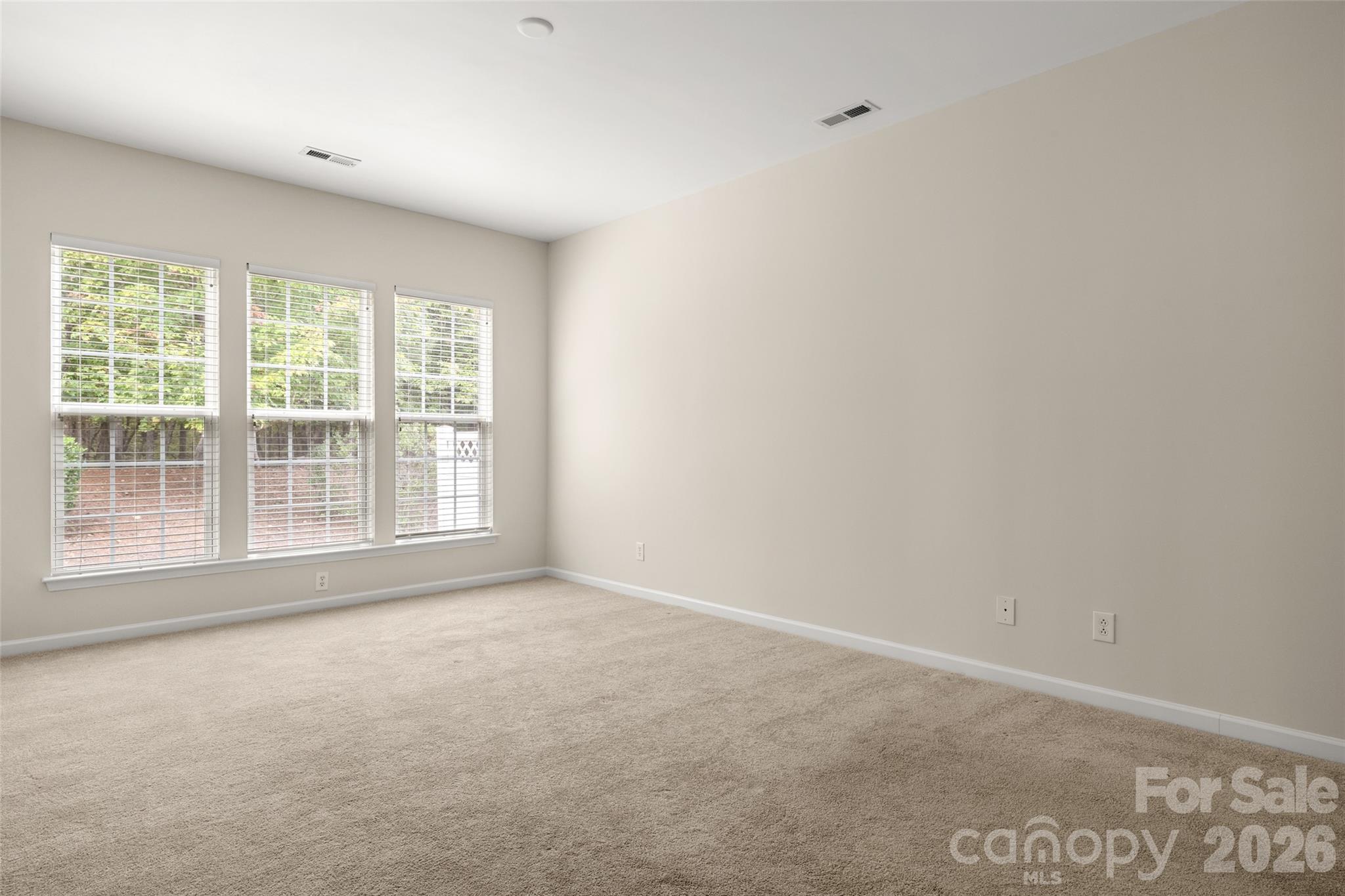 Primary bedroom overlooking wooded backyard - 9015 Smokey Hill Lane, Indian Land