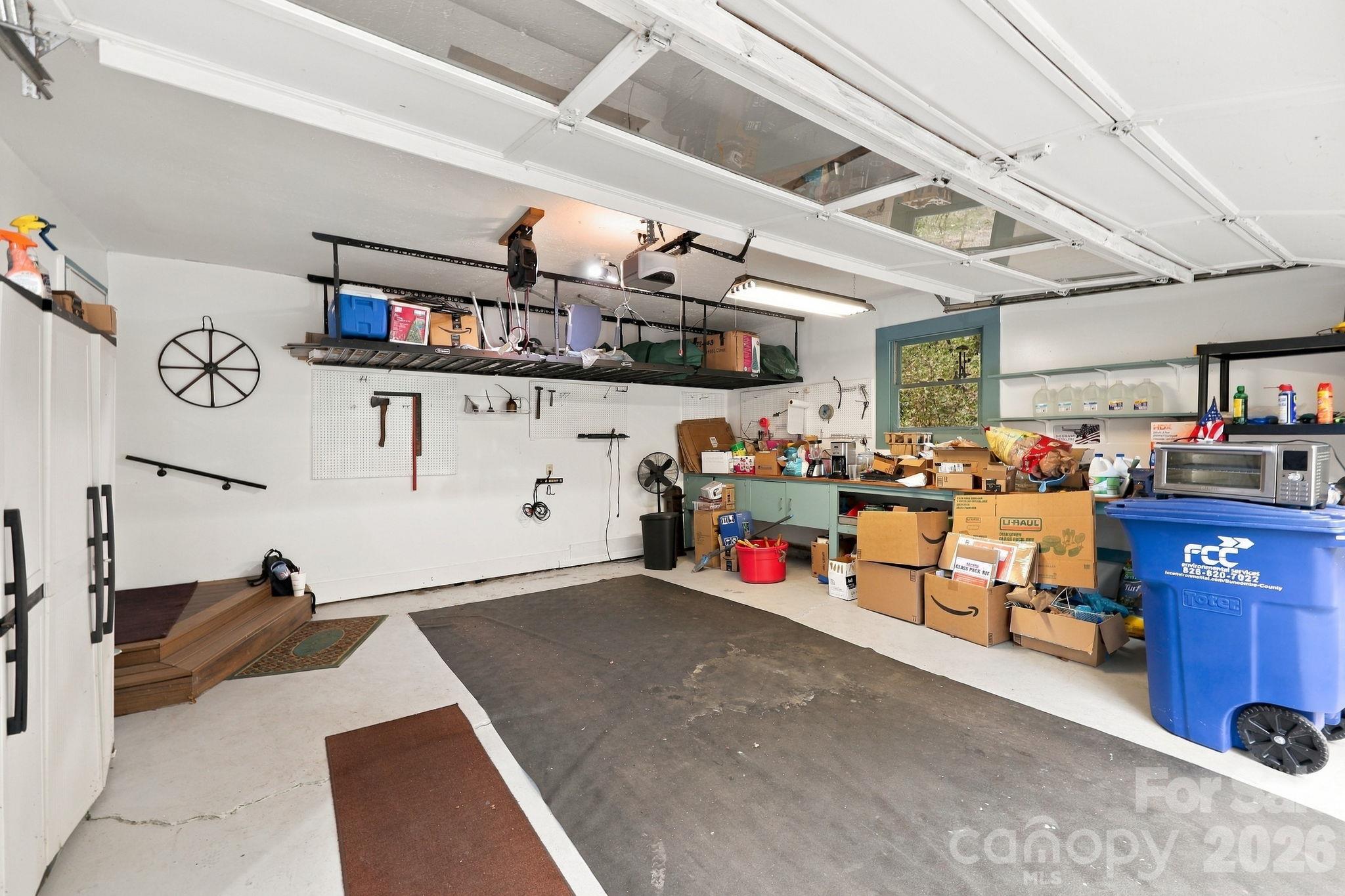 Great Main Level garage with great storage - 14 Cambridge Drive, Candler