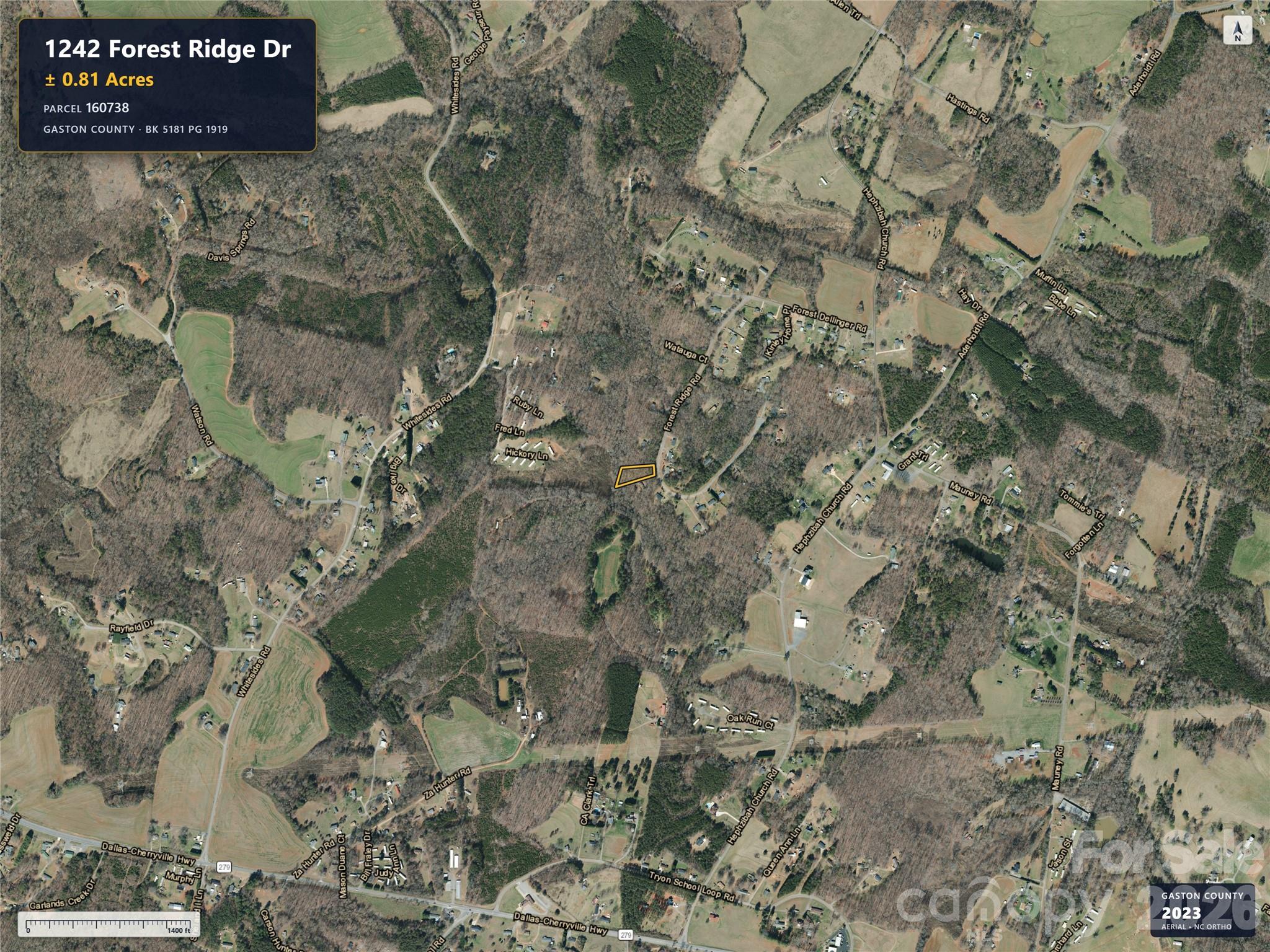 Lot at 1242 Forest Ridge Drive, Bessemer City, photo 4 of 5