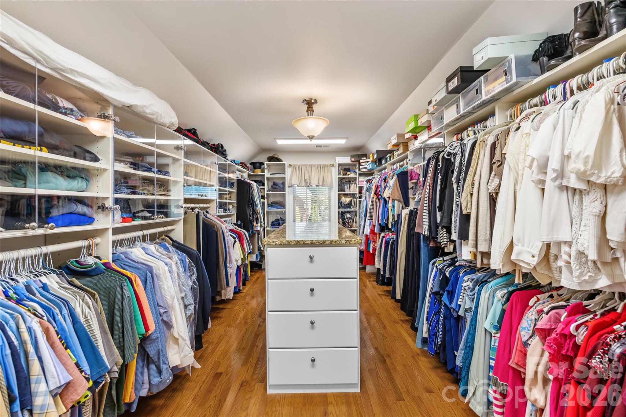 Primary closet - 2042 Maynard Road, Charlotte