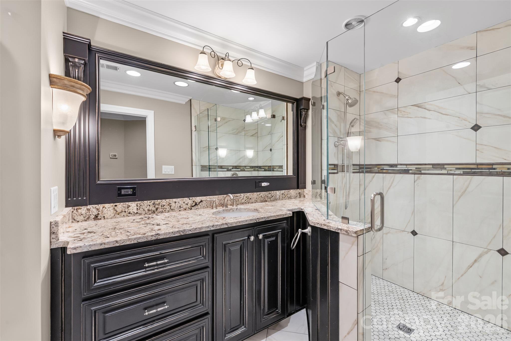 Full bath in basement - 2042 Maynard Road, Charlotte