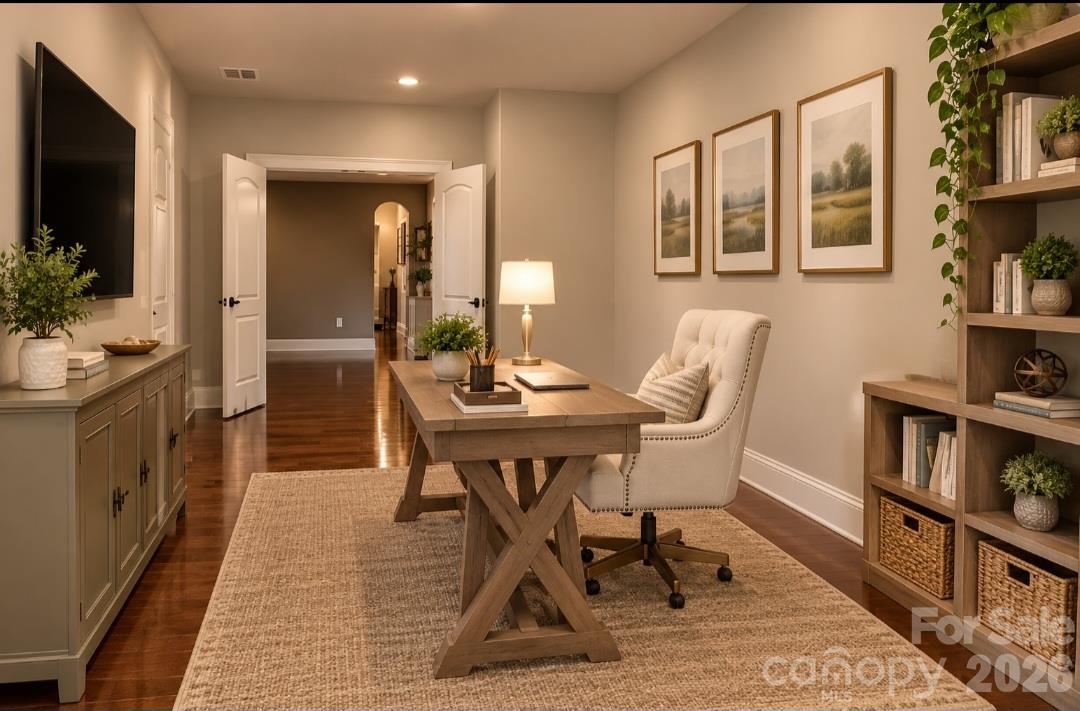 Virtual Staged as a home office. - 6071 Drave Lane, Fort Mill