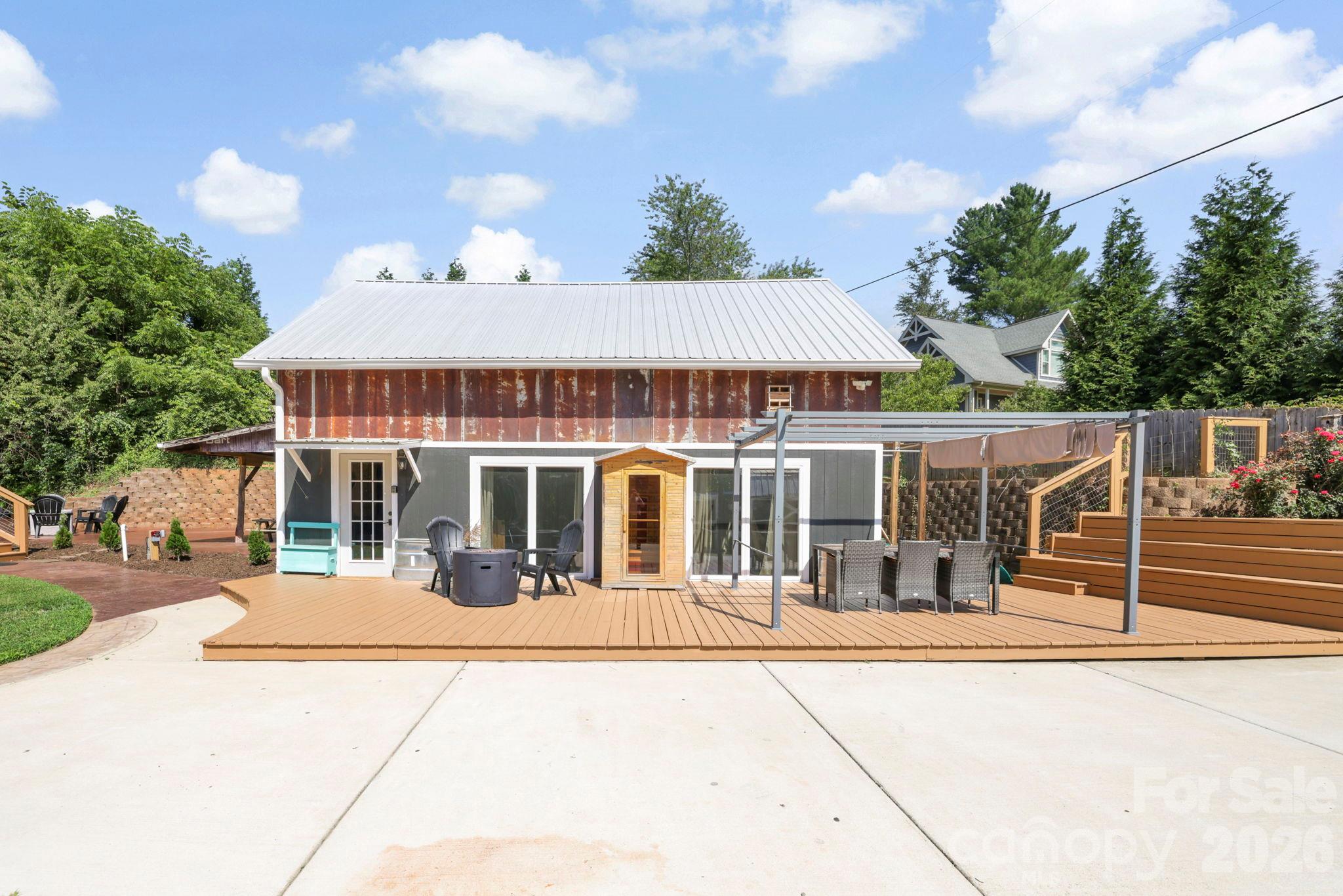 ADU porch - 2252 Riceville Road, Asheville