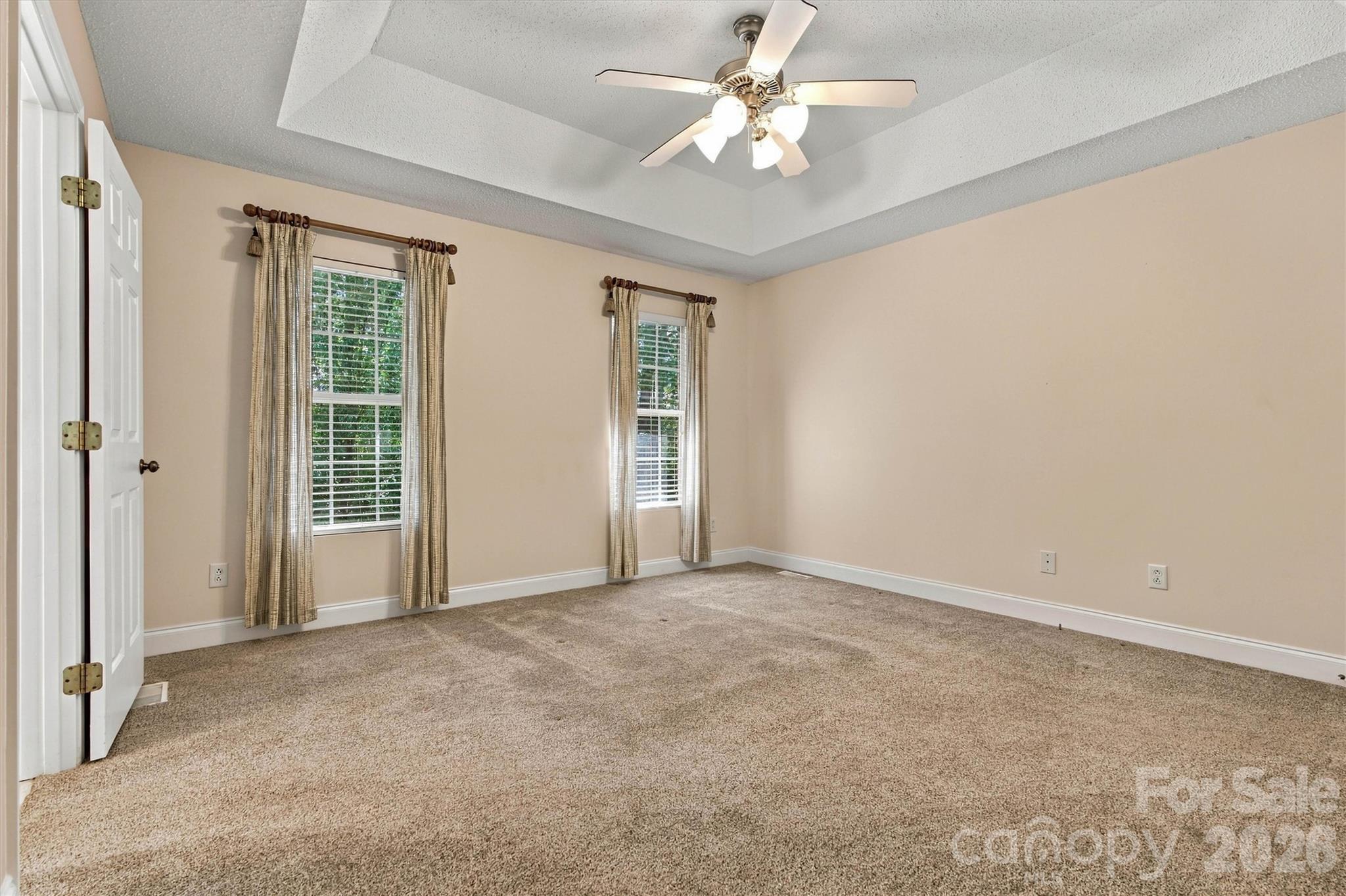Primary Bedroom/Window View - 3656 Woodgreen Drive, Lincolnton