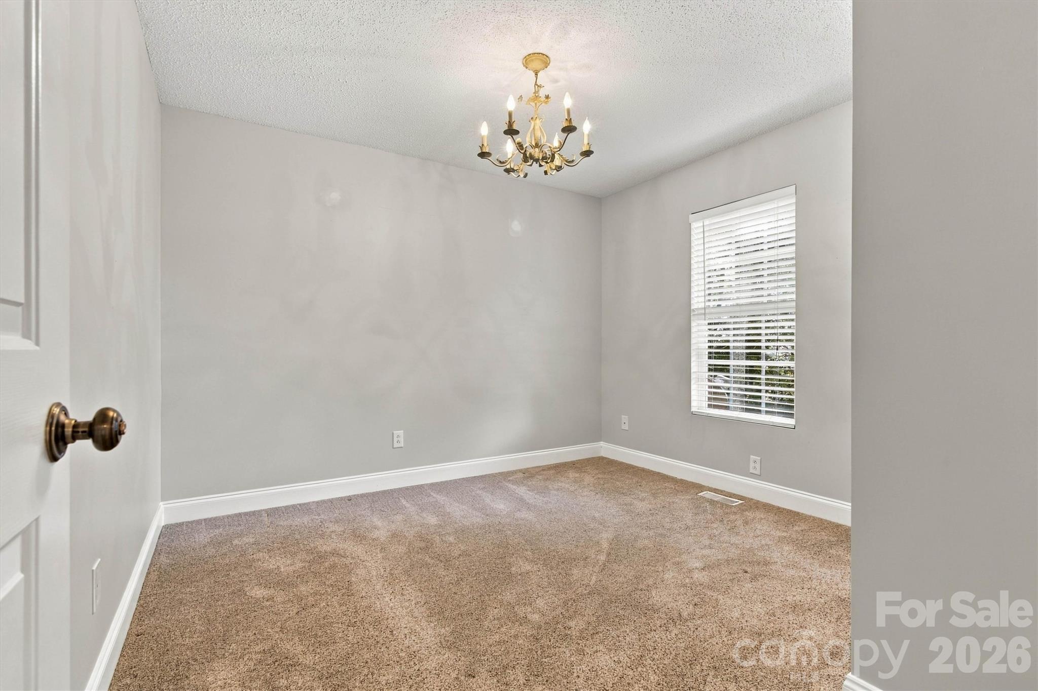 Secondary Guest Room/Window View - 3656 Woodgreen Drive, Lincolnton