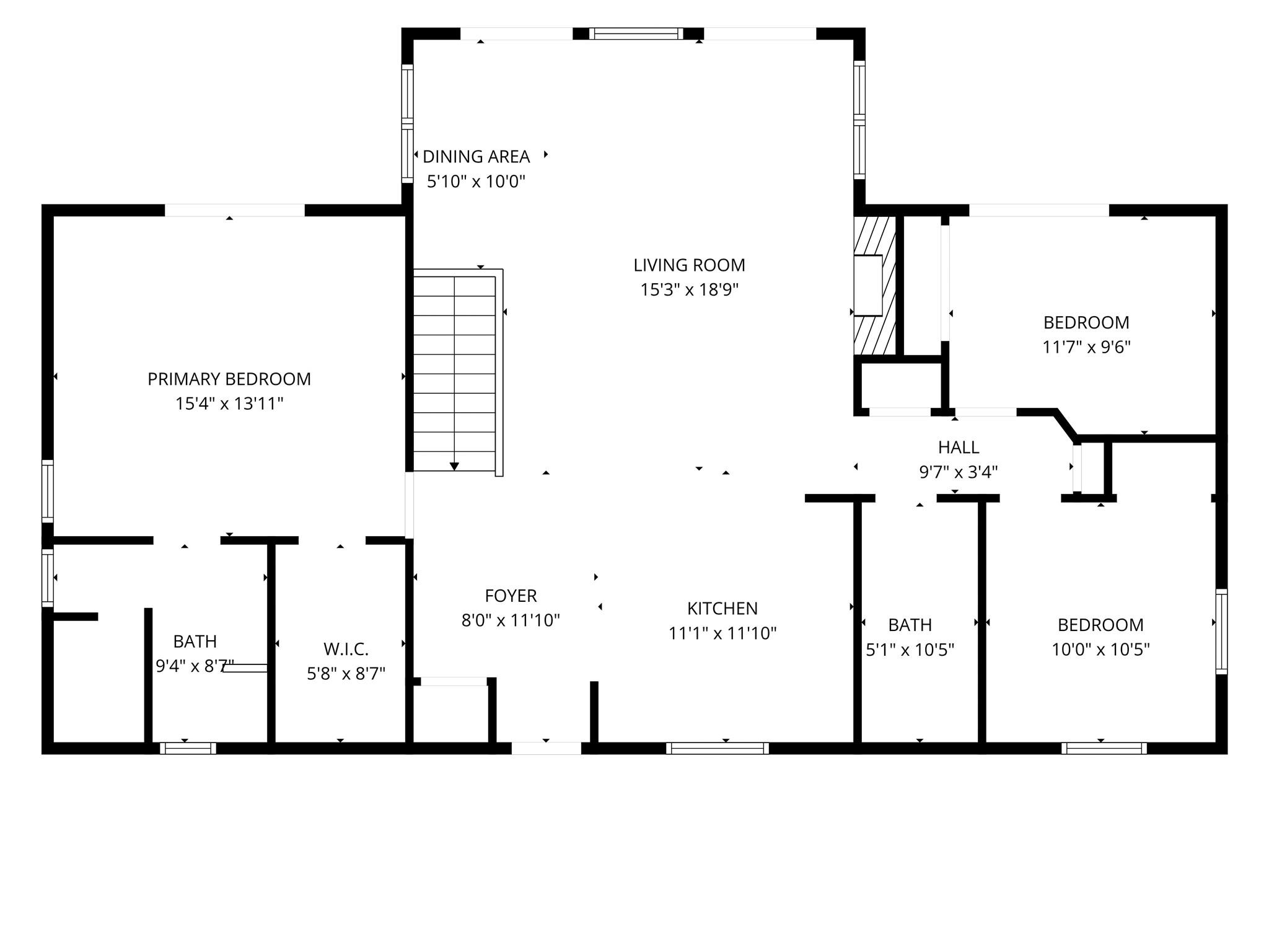 Main Level Floor Plan - 335 Mt. Mitchell Drive, Burnsville