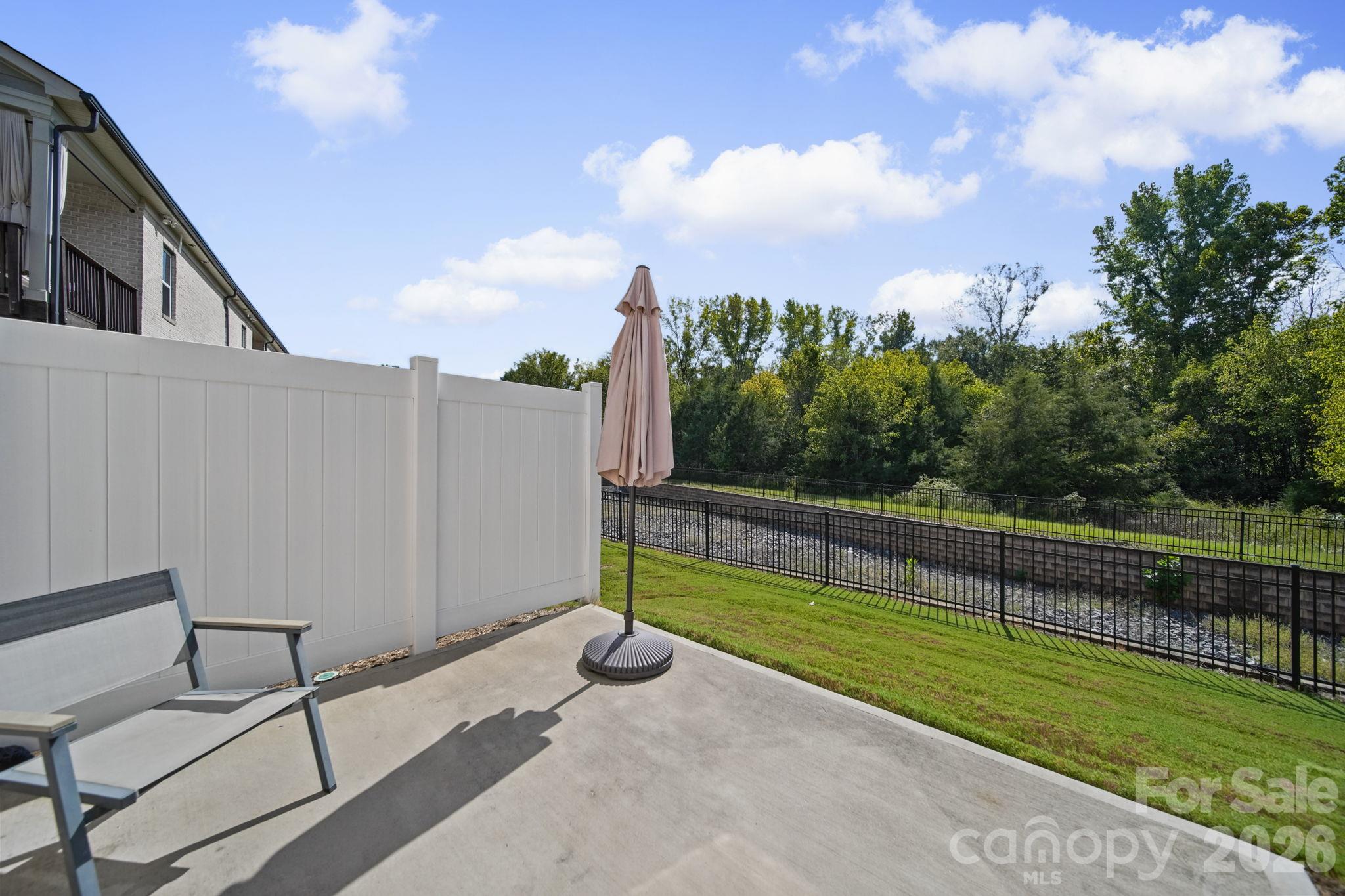 Back patio - 203 Heathbrook Lane, Waxhaw