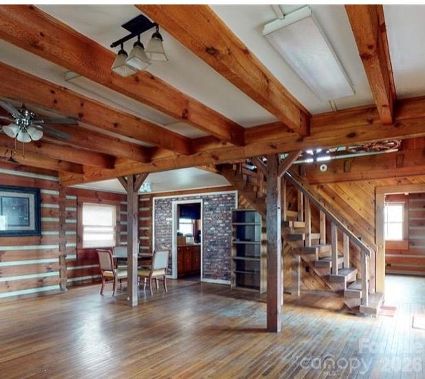 Vaunted , & layout is accomodating for feeling roomy - 1456 Dellwood Road, Waynesville