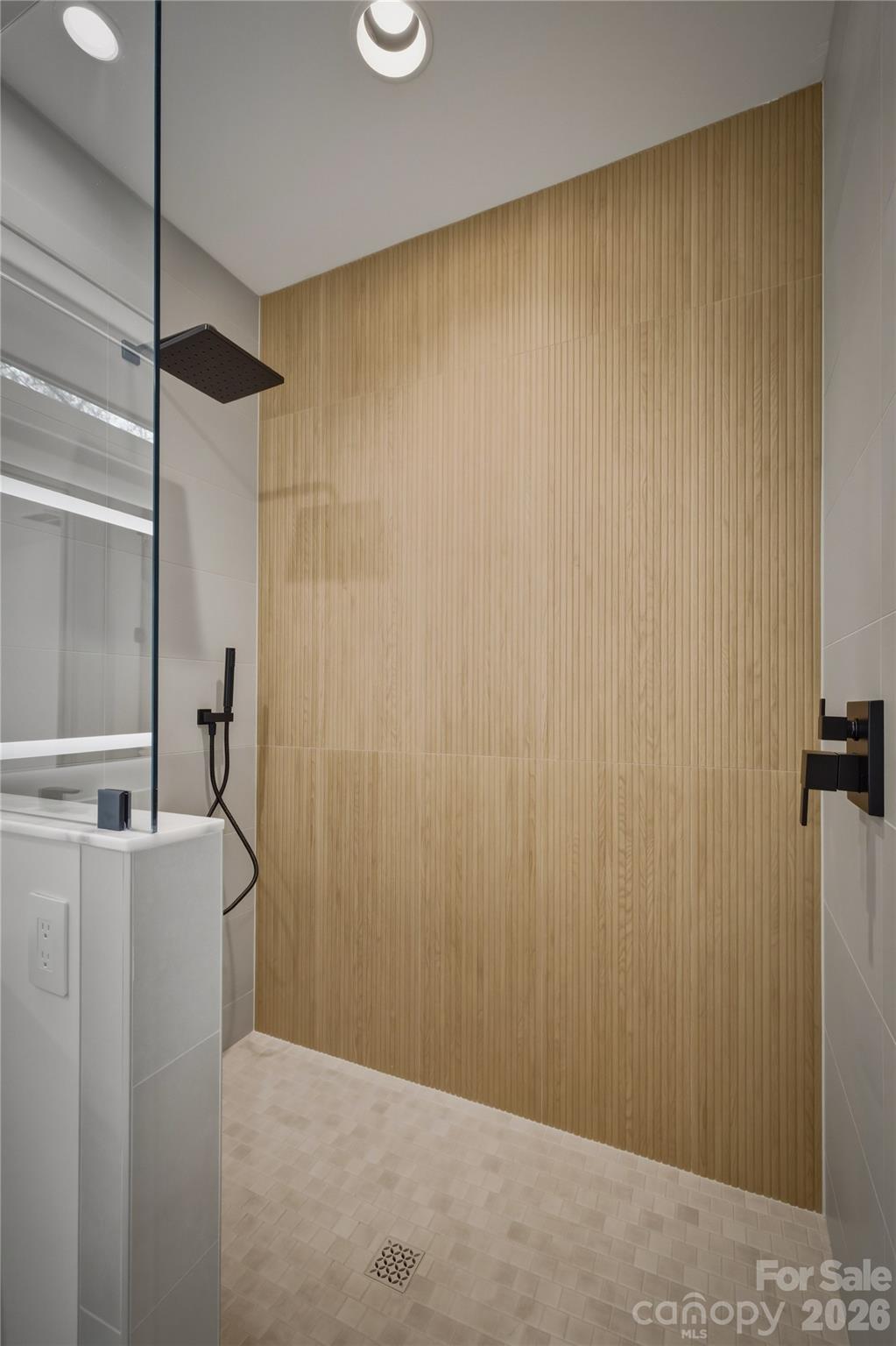 Here is a closer look inside the walk-in shower of Suite #4. - 2303 Paddock Circle, Morganton