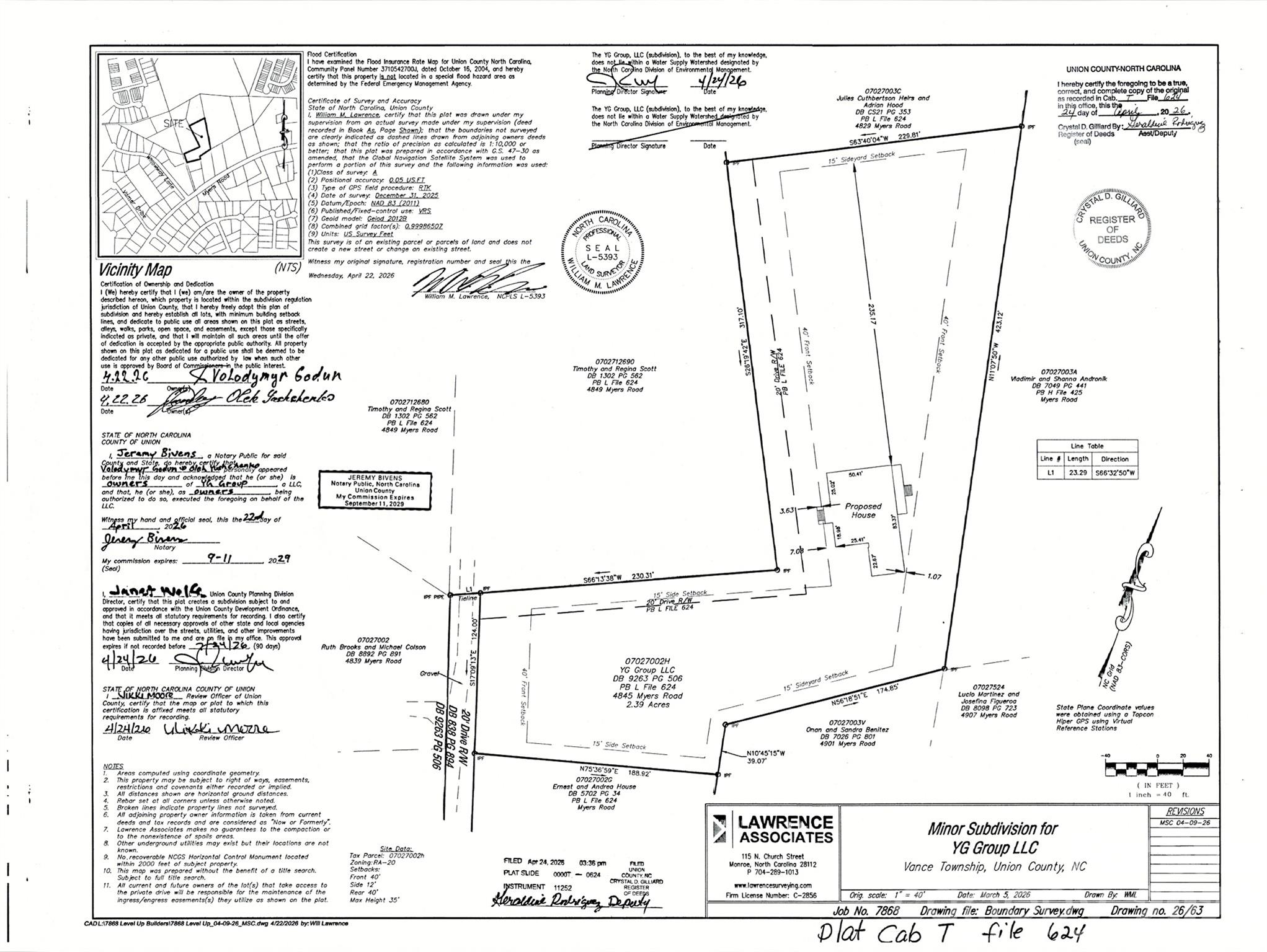 Lot at 4845 Myers Road, Monroe, photo 9 of 9