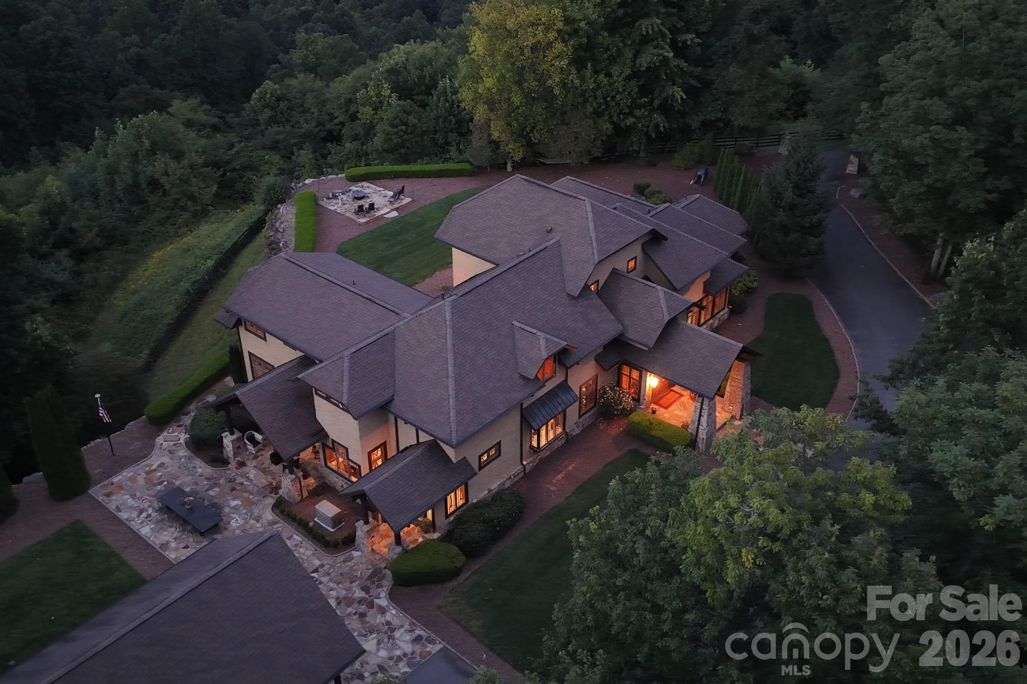Aerial - 93 Lombard Street, Waynesville