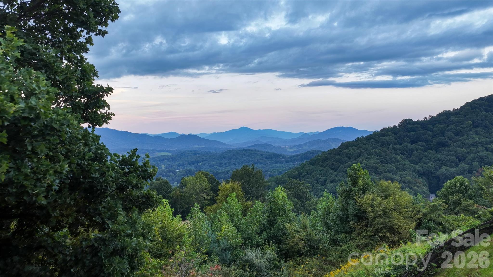 View from rear overlook - 93 Lombard Street, Waynesville