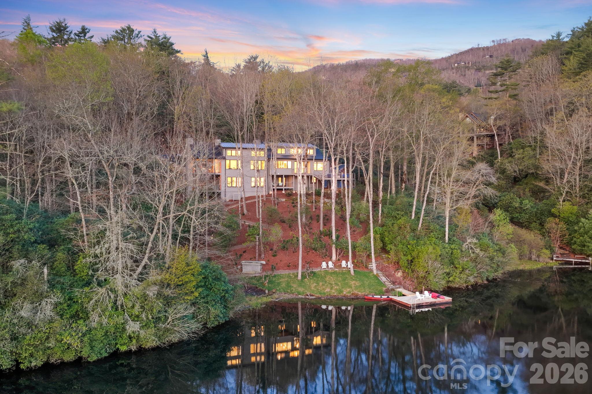 Clear and open views to the lake - 95 Cardinal Trace, Lake Toxaway