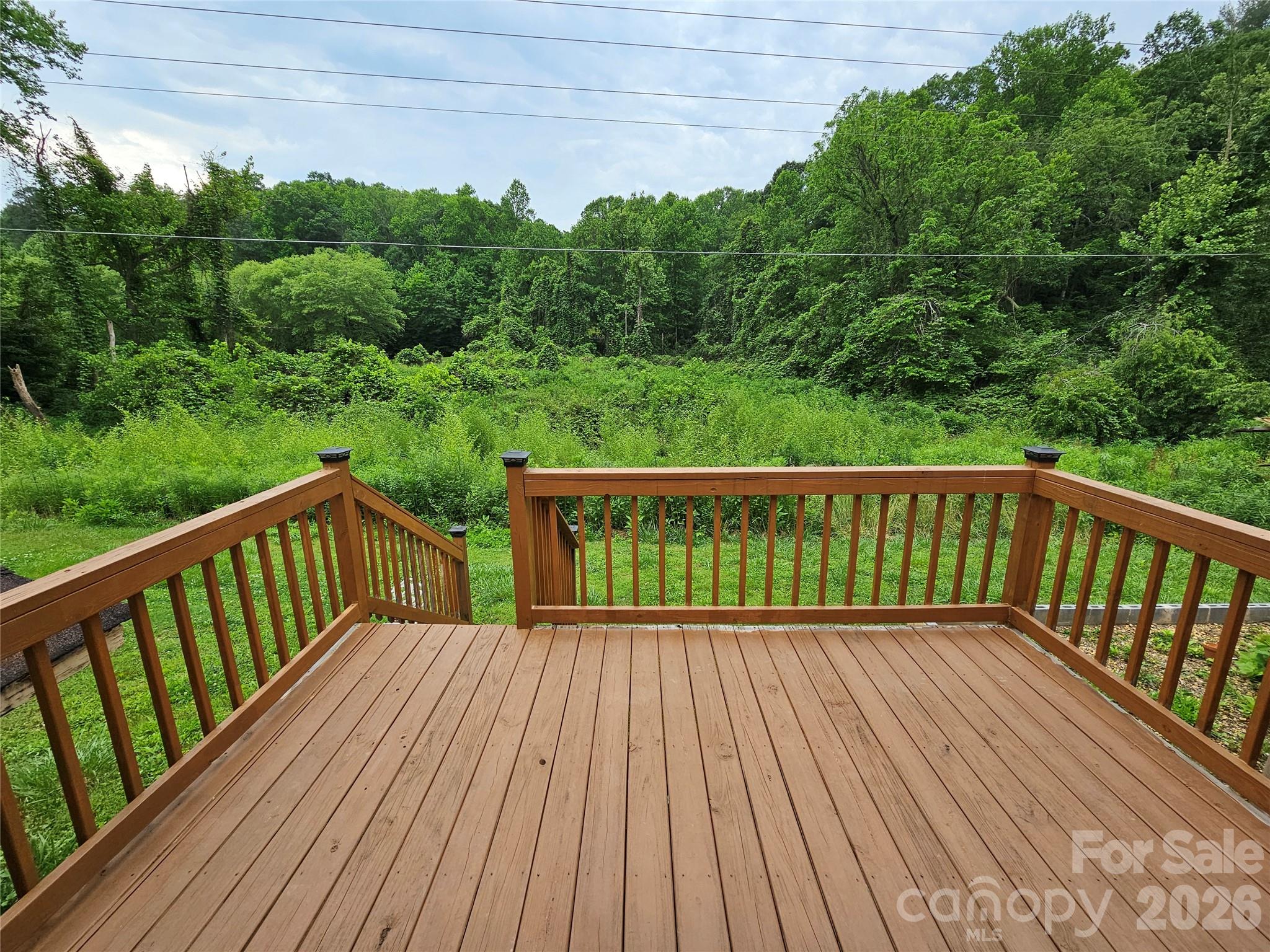 Deck attached to Bedroom 3 - 573 Uptons Landing Road, Marion