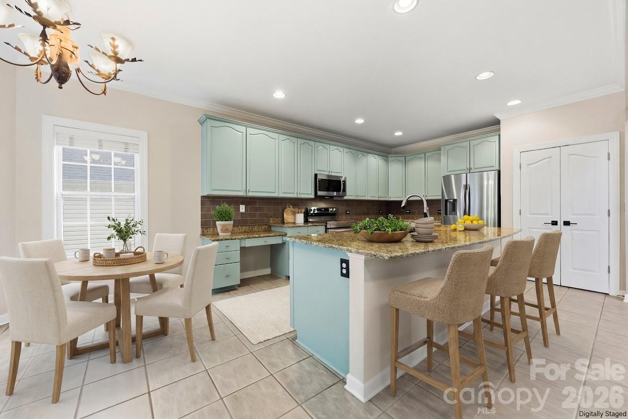 Kitchen Virtually Staged - 6326 Stephens Grove Lane, Huntersville