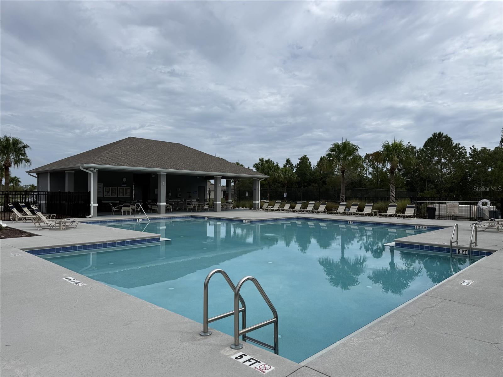 Community pool - 2858 NEVERLAND DR, NEW SMYRNA BEACH