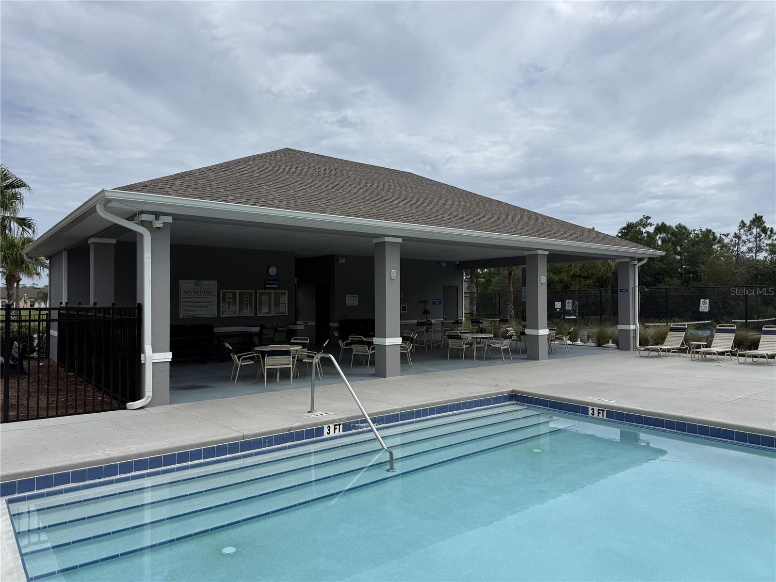 Community pool - 2858 NEVERLAND DR, NEW SMYRNA BEACH