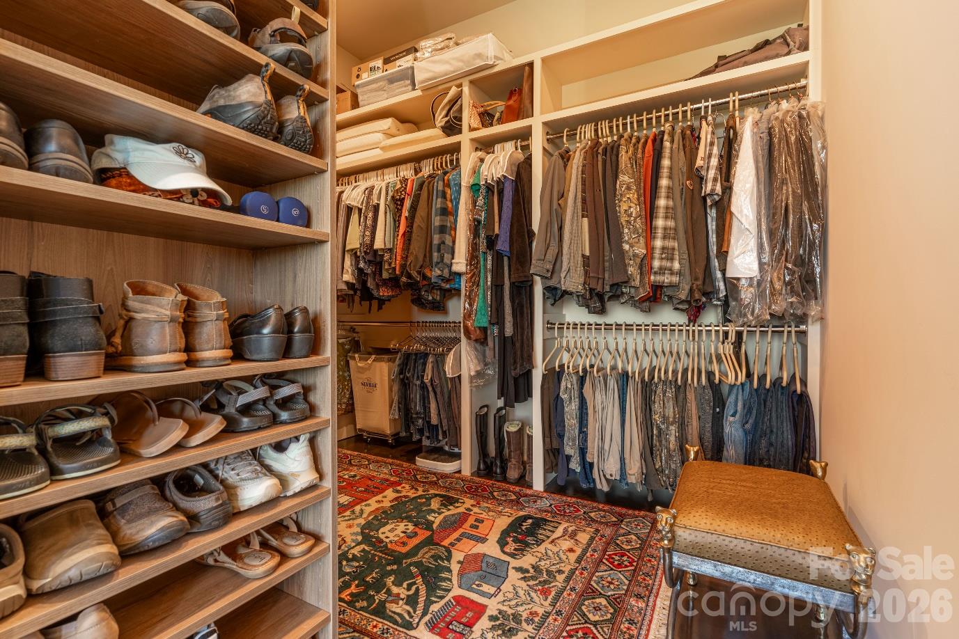 Main House-Walk-in His/Her Closet - 1045 & 1047 Graham Road, Marshall