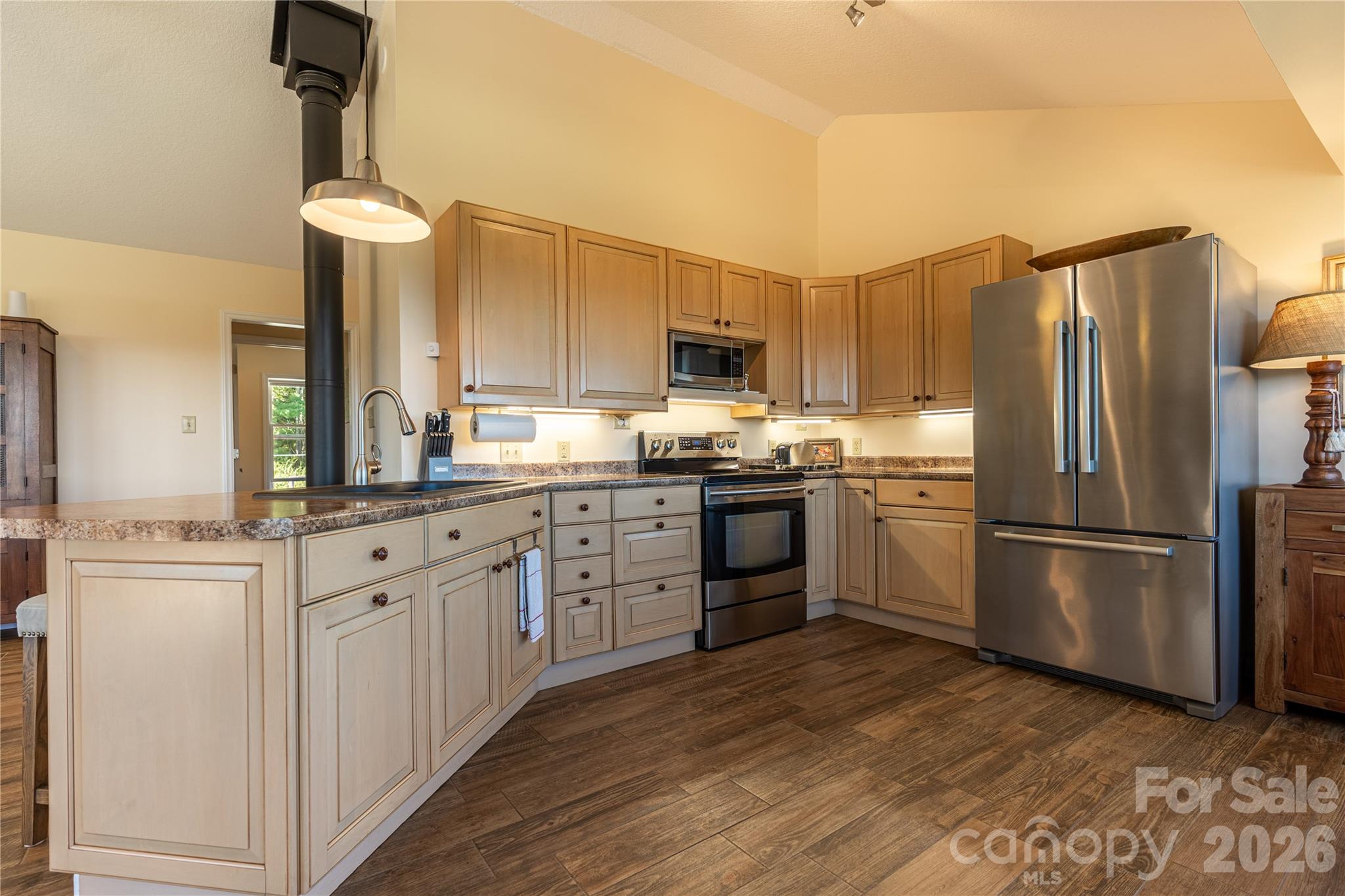 Guest House-Remodeled Kitchen - 1045 & 1047 Graham Road, Marshall