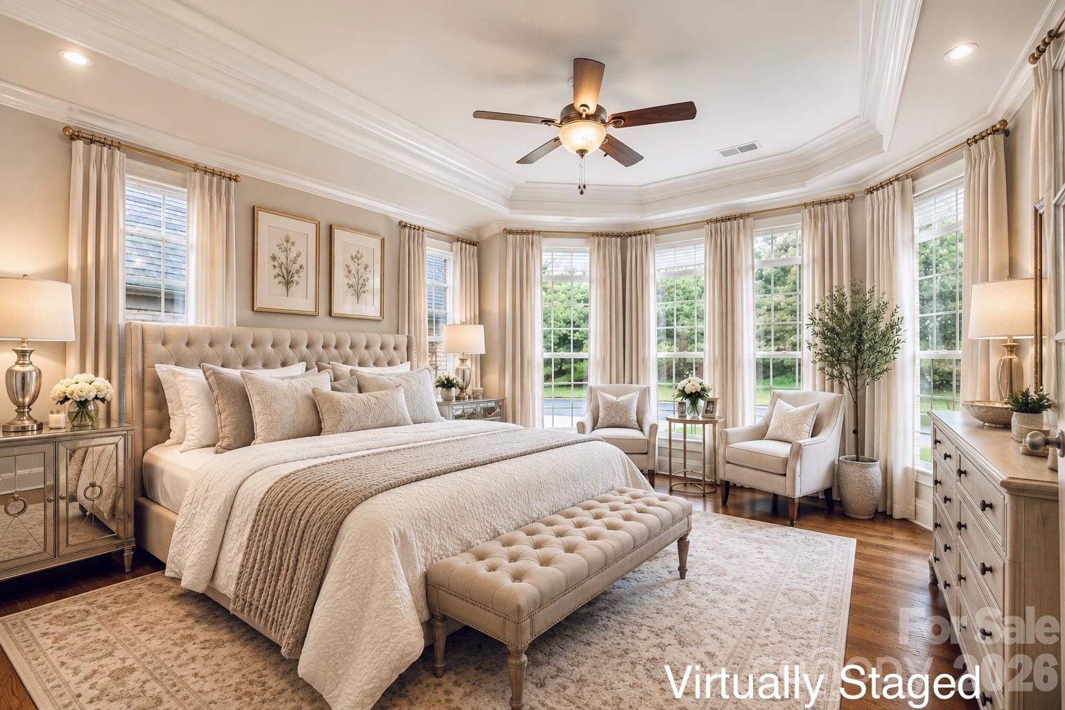 Bedroom 1 Virtually Staged - 1325 Winged Foot Drive, Denver