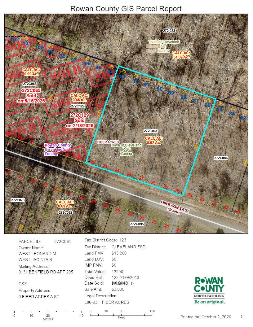 000 Fiber Acres A Street