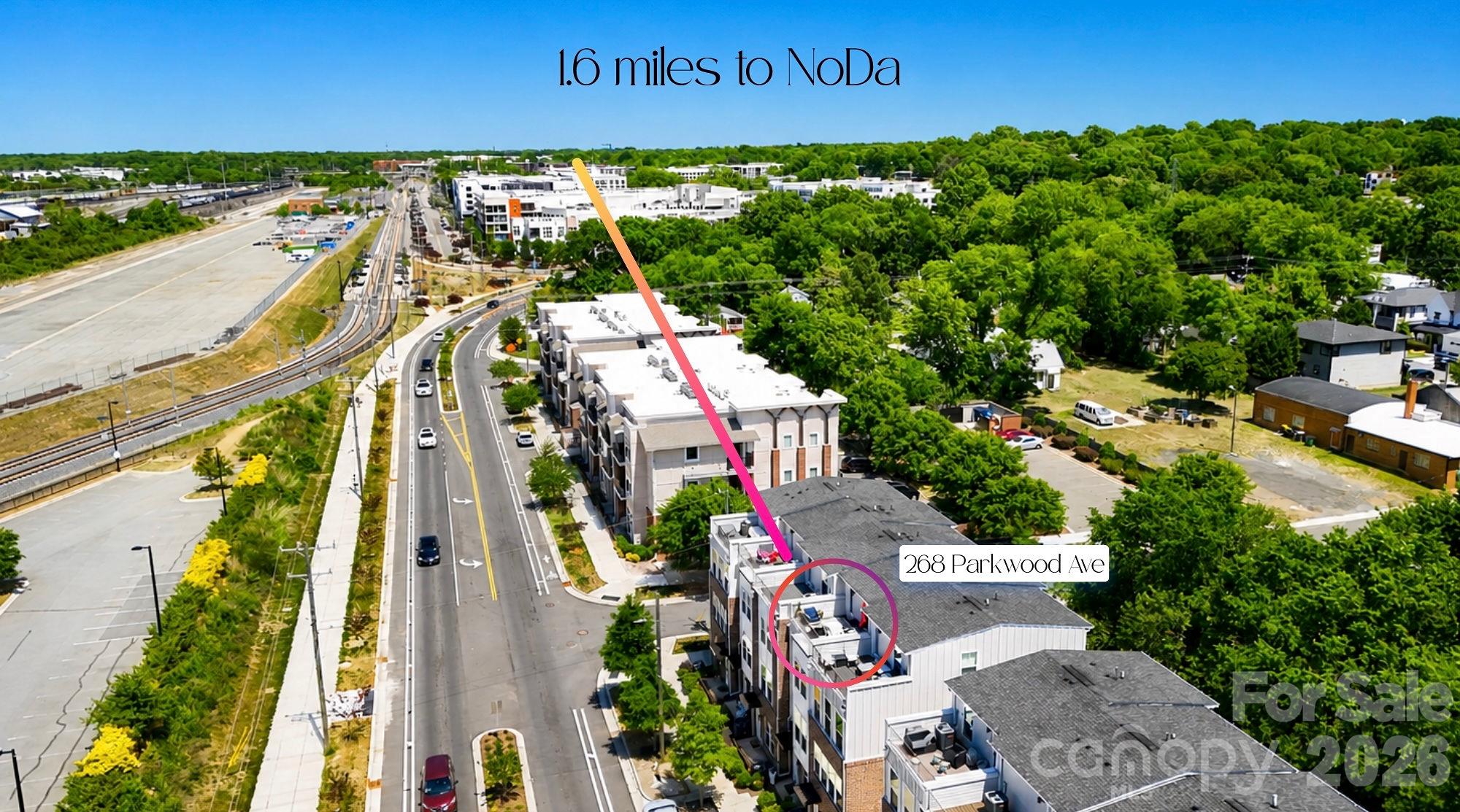 Townhouse at 268 Parkwood Avenue, Charlotte, photo 44 of 48