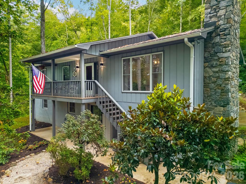 Front - 239 Three Mile Knob Road, Pisgah Forest