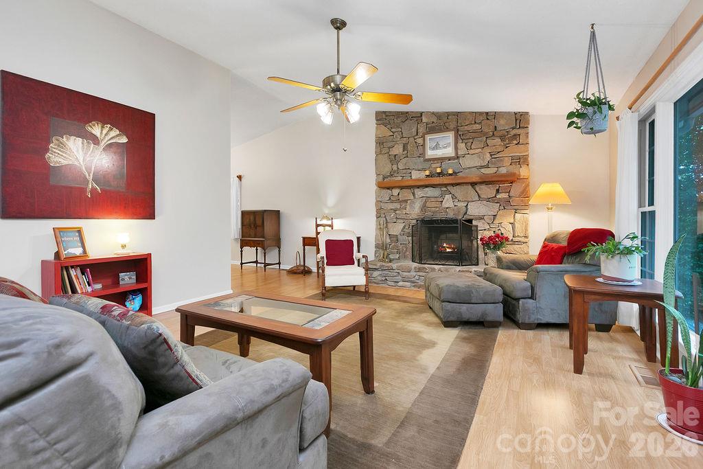 Living Room - 239 Three Mile Knob Road, Pisgah Forest