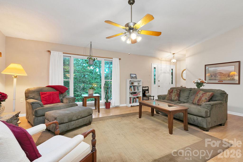 Living Room - 239 Three Mile Knob Road, Pisgah Forest