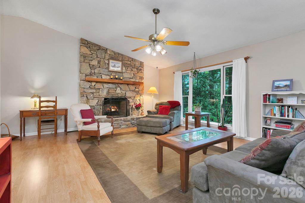 Living Room - 239 Three Mile Knob Road, Pisgah Forest