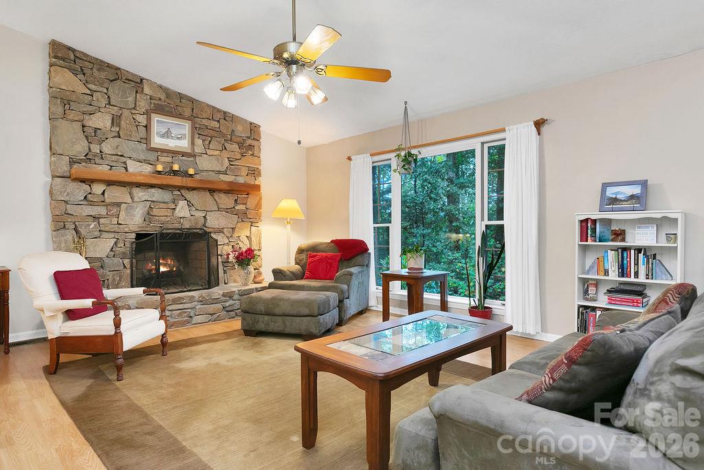 Living Room - 239 Three Mile Knob Road, Pisgah Forest