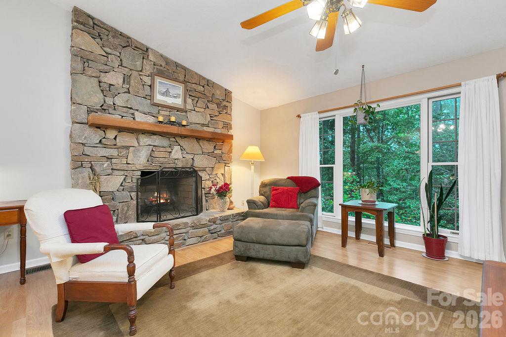 Living Room - 239 Three Mile Knob Road, Pisgah Forest