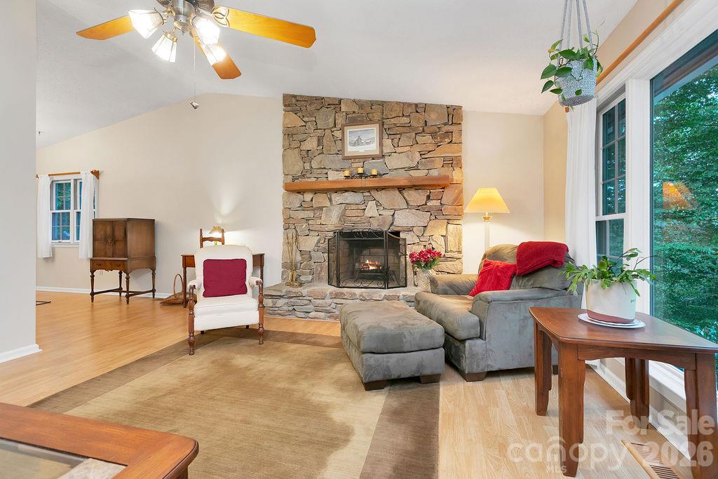 Living Room - 239 Three Mile Knob Road, Pisgah Forest