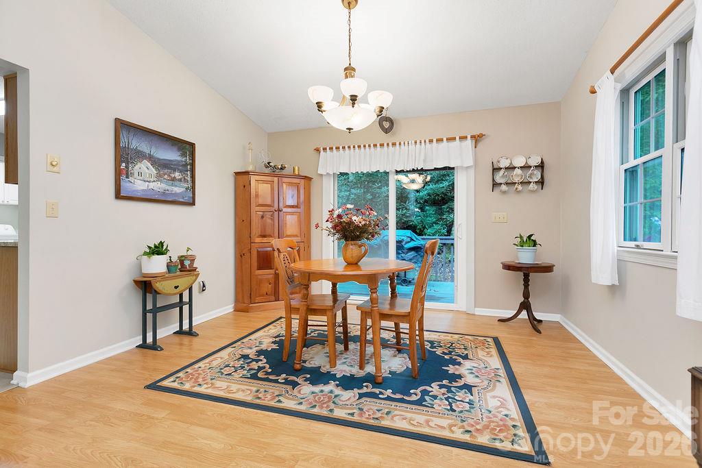Dining Room - 239 Three Mile Knob Road, Pisgah Forest
