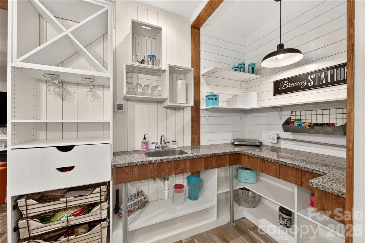 Kitchenette shelving - 3093 Hartson Pointe Drive, Fort Mill