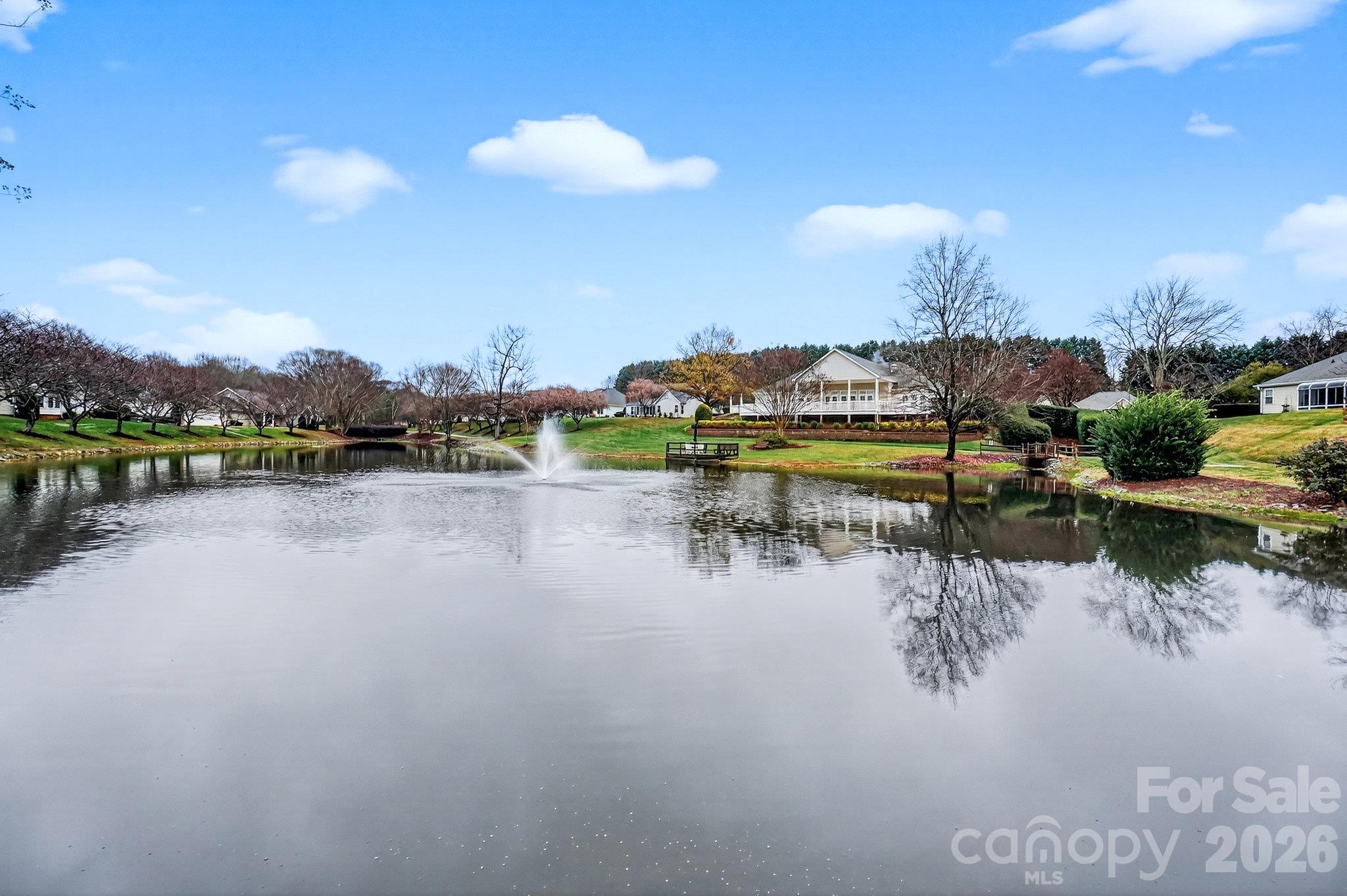 Tranquil View of Community Pond - 108 Bevington Way, Mooresville