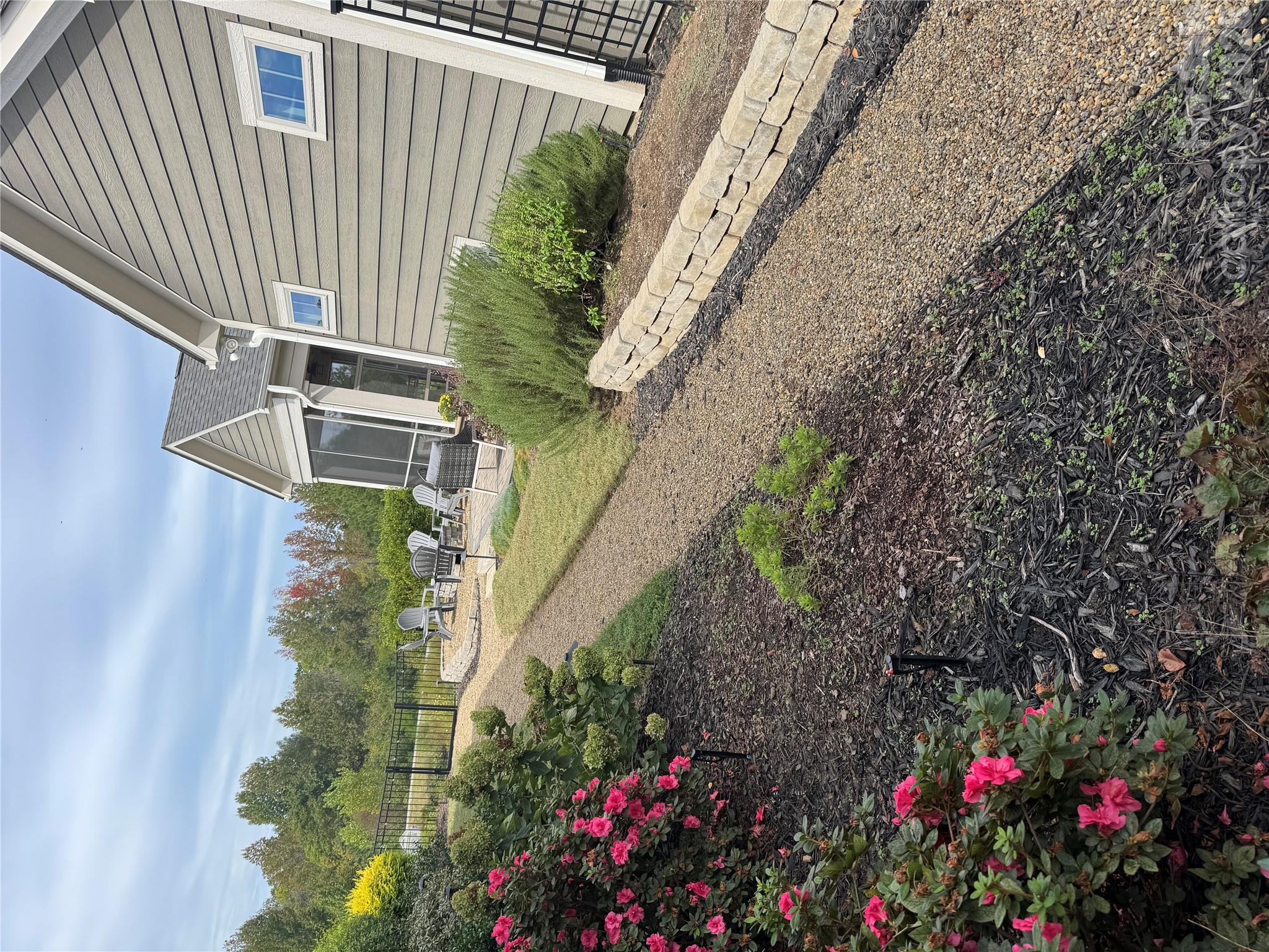 Side Yard with two gated entrances - 9065 Treetop Way NW, Concord