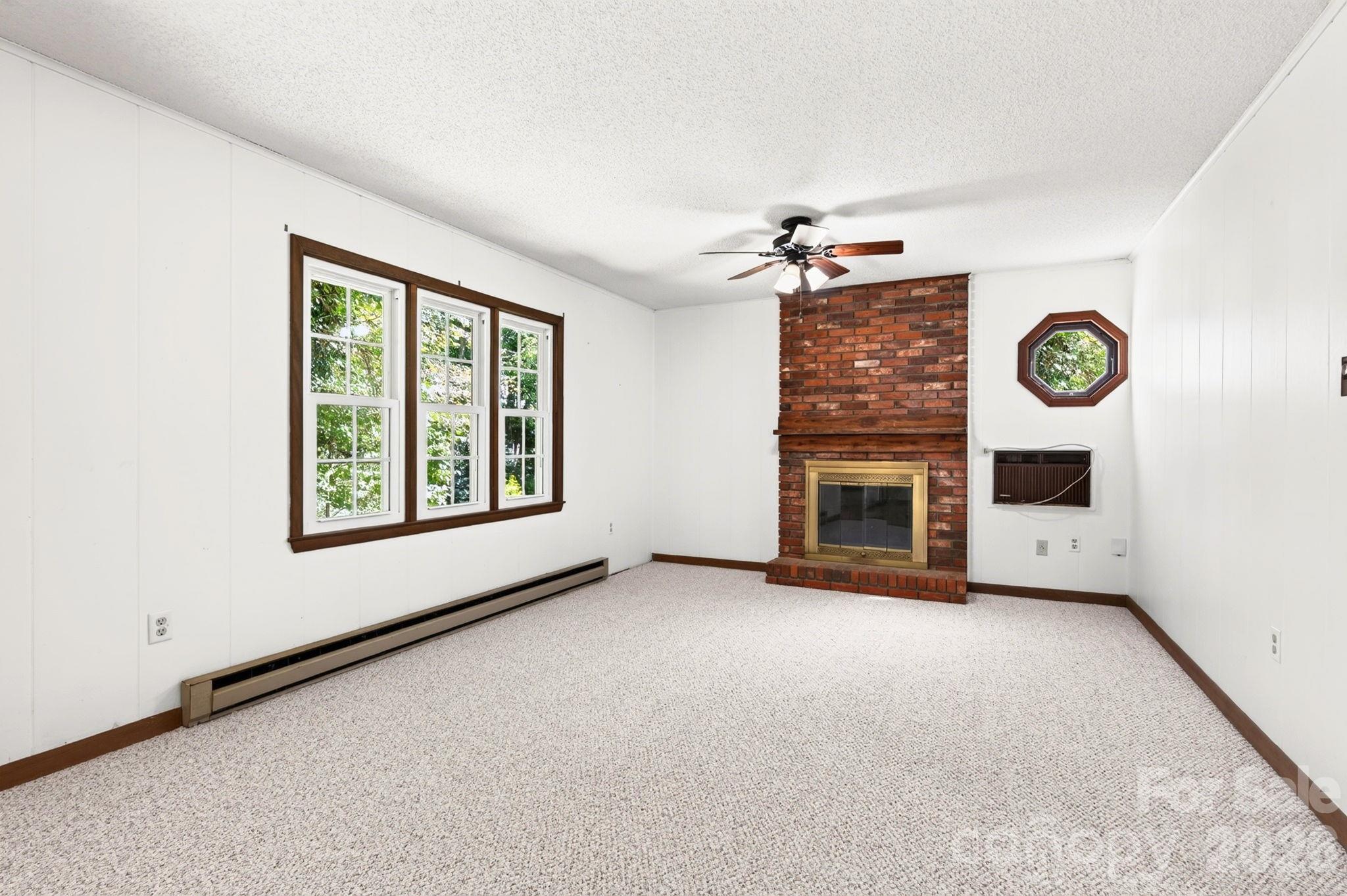 Wood Burning Fireplace - 340 Genesis Circle, Black Mountain