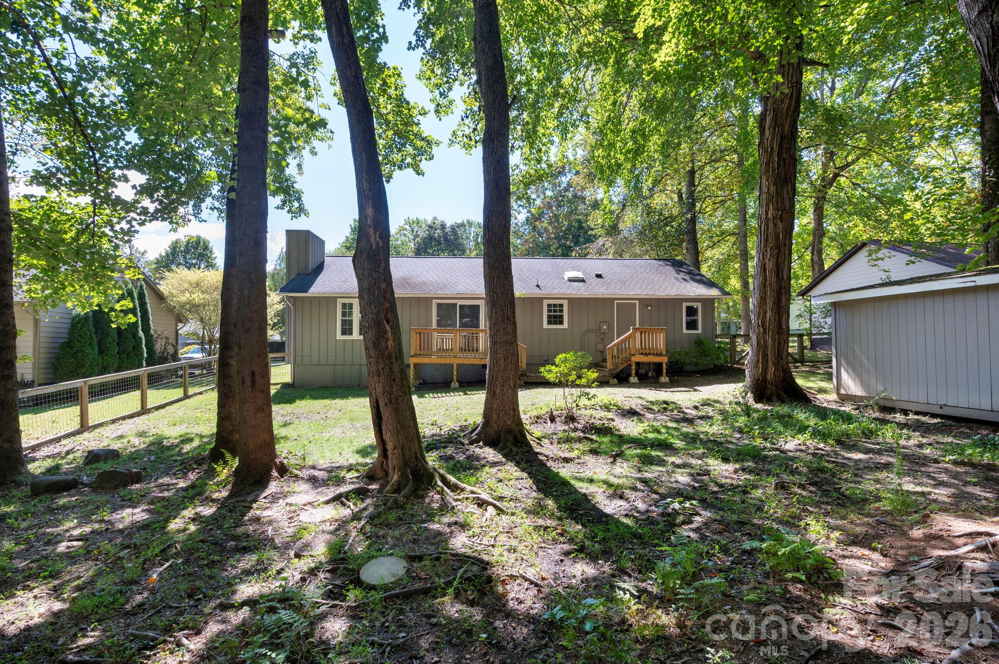 Rear View of the House - 340 Genesis Circle, Black Mountain