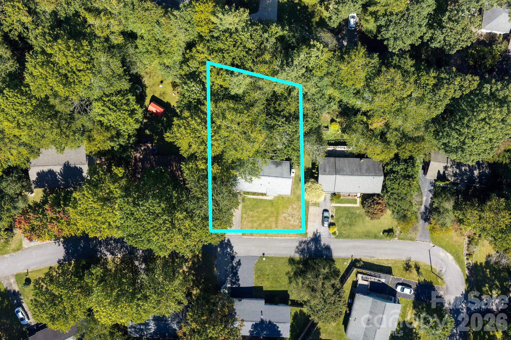 Approximate Lot Lines - 340 Genesis Circle, Black Mountain