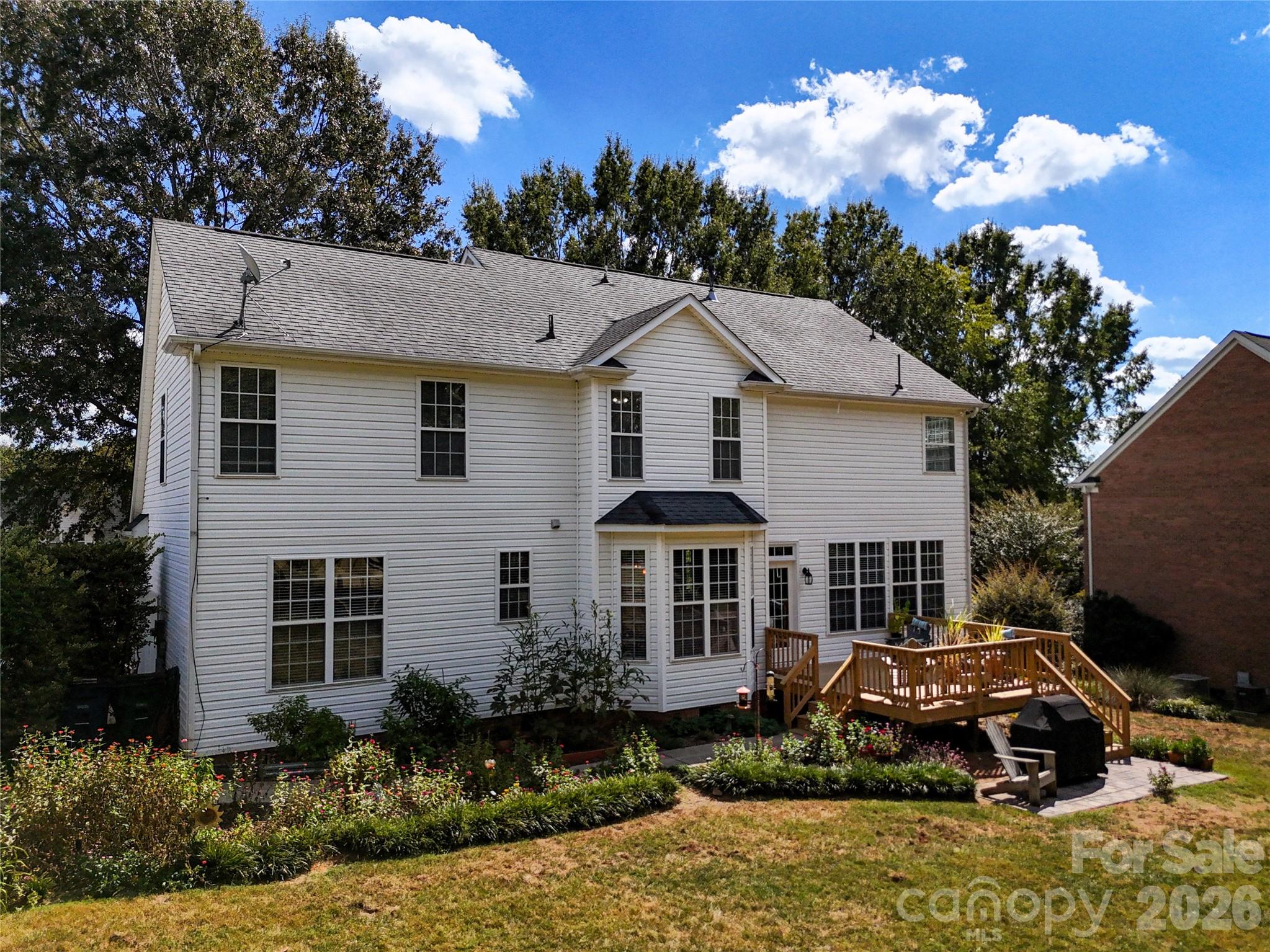 Rear Elevation - 8120 Glamorgan Lane, Matthews