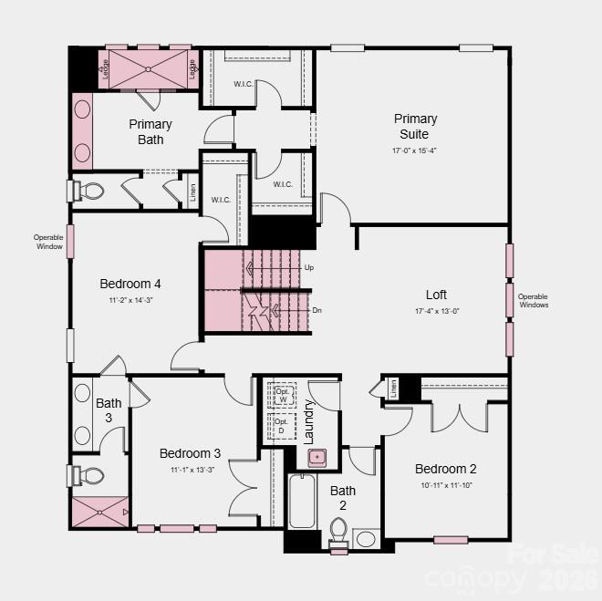 Additional Highlights Include: Spa shower at primary bath, shower in place of tub shower combo at bath three and four, windows at formal dining, loft, and bedroom four, butler pantry, and tub at laundry. - 1670 Hubert Graham Way, Tega Cay
