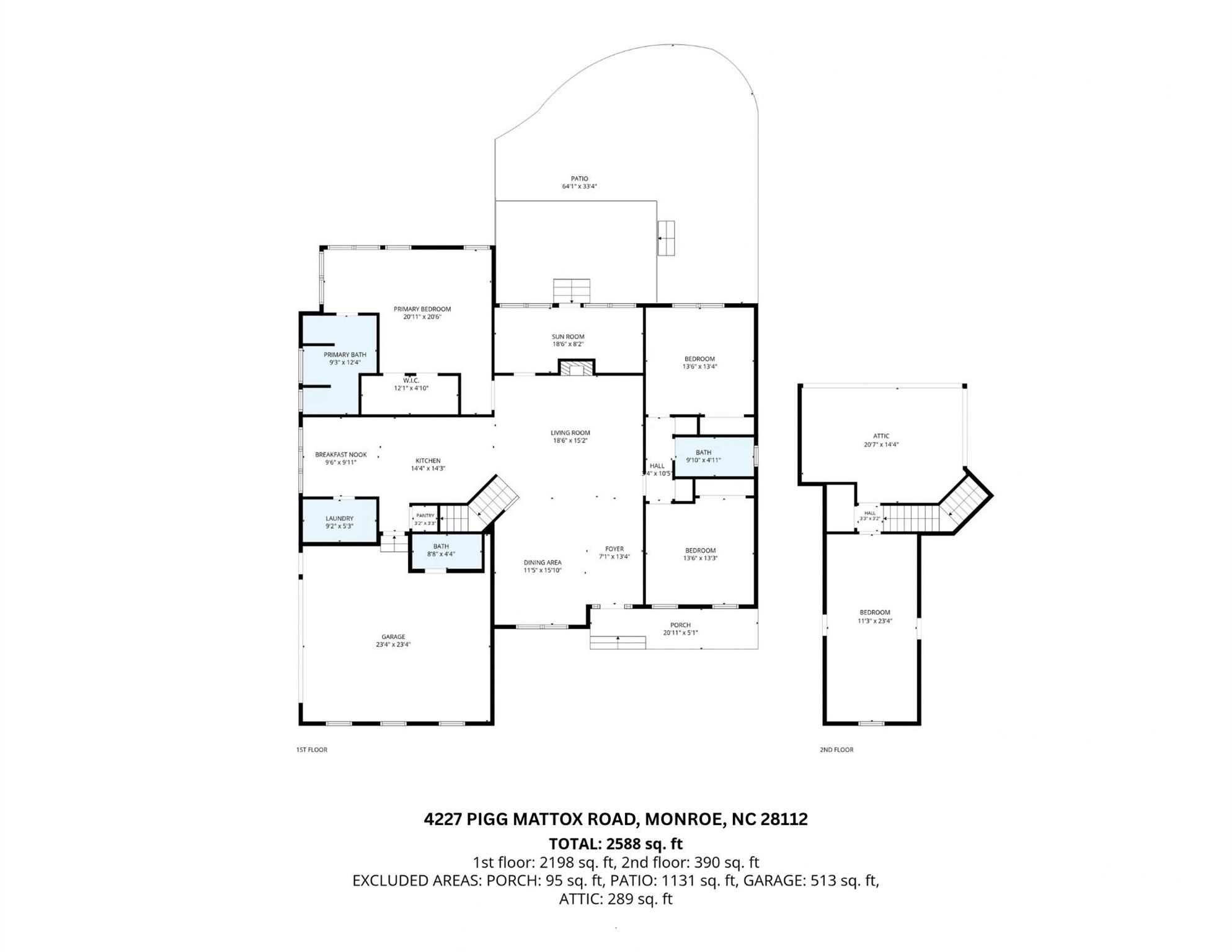 Single Family Residence at 4227 Pigg Mattox Road, Monroe, photo 46 of 46