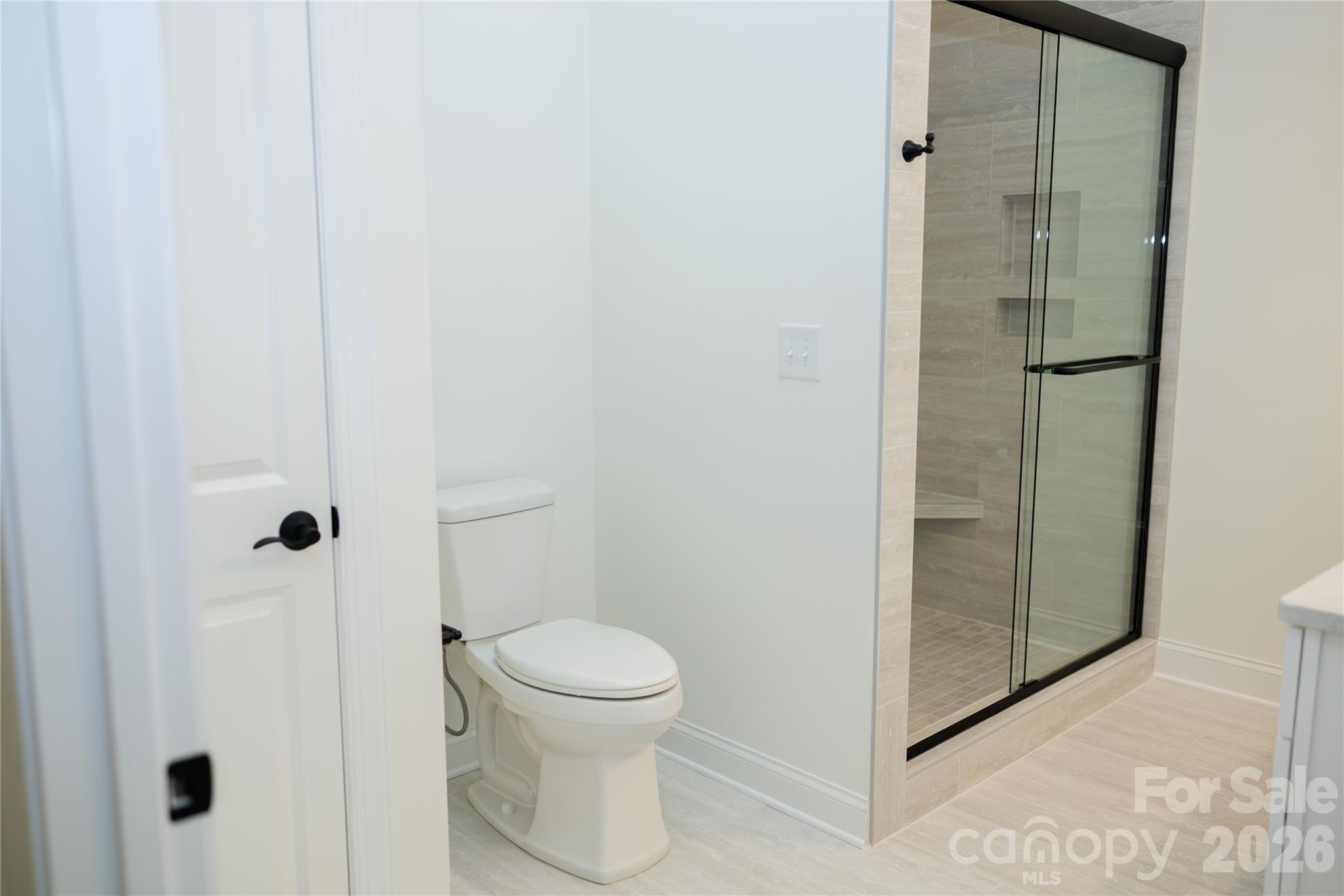 Primary Bath with Linen Closet - 107 Abbington Lane, Shelby